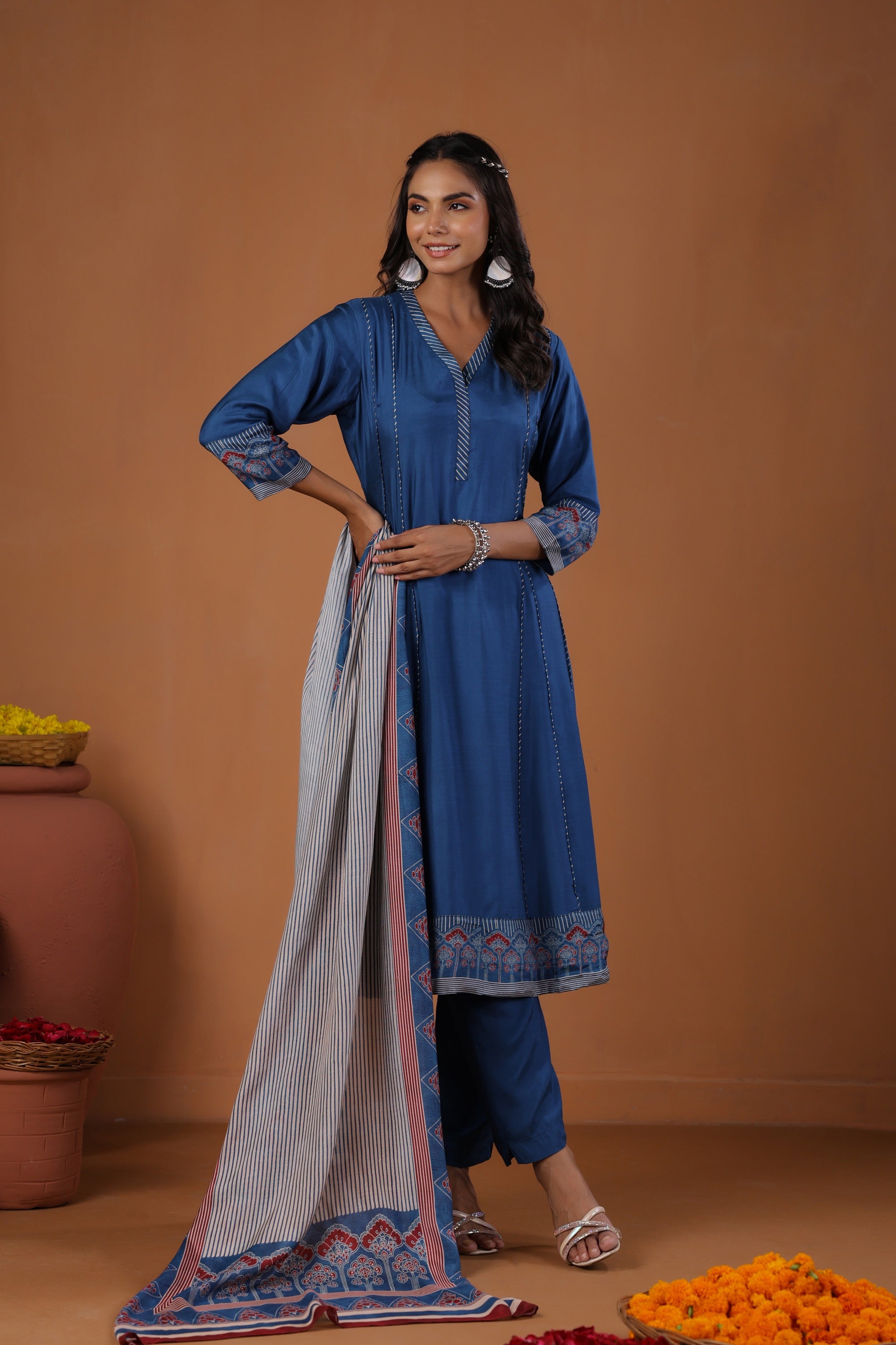 PAYAL Cobalt Blue Kurta Suit Set for every Occasion