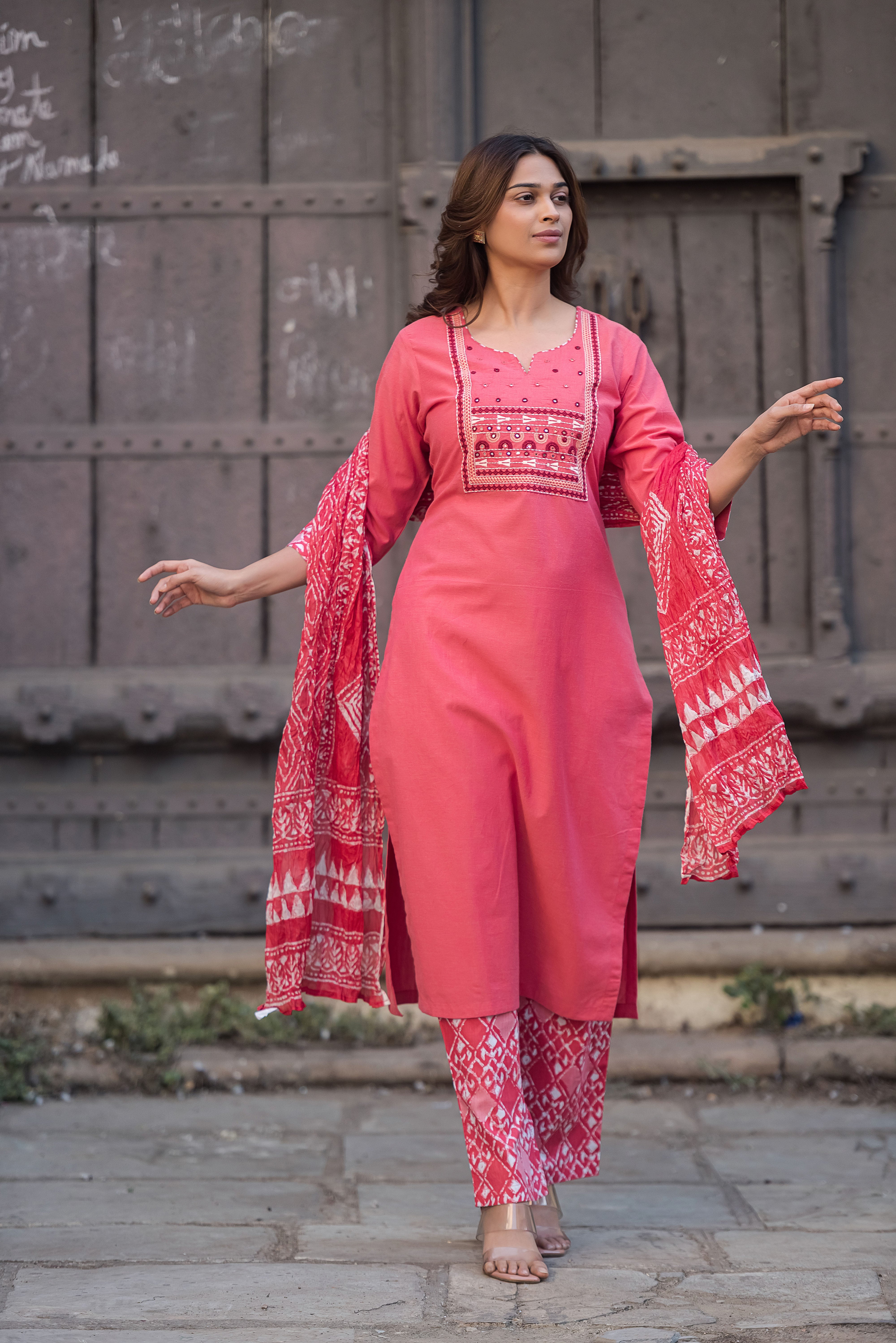Pich Straight South Cotton Salwar Suit Set