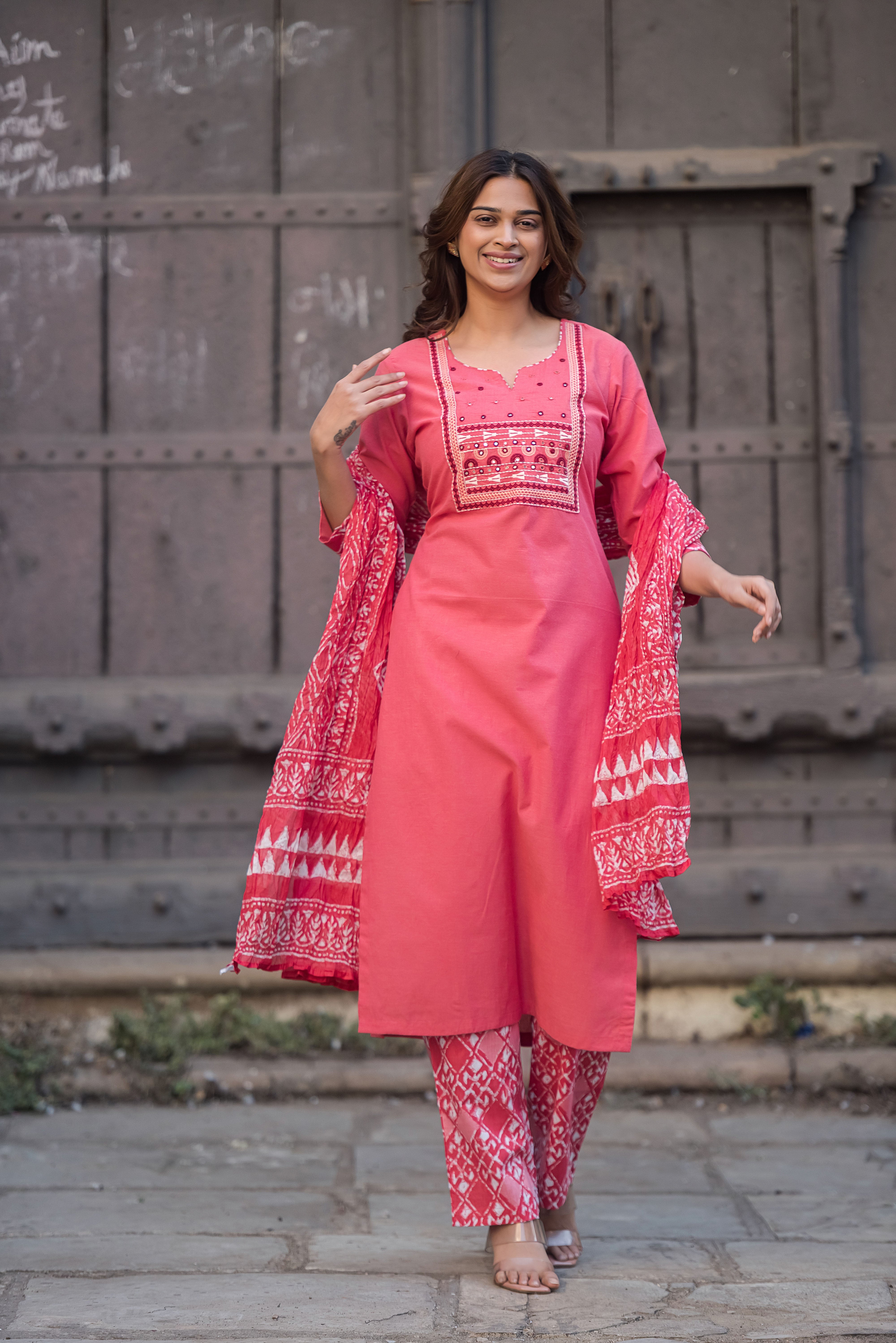 Pich Straight South Cotton Salwar Suit Set