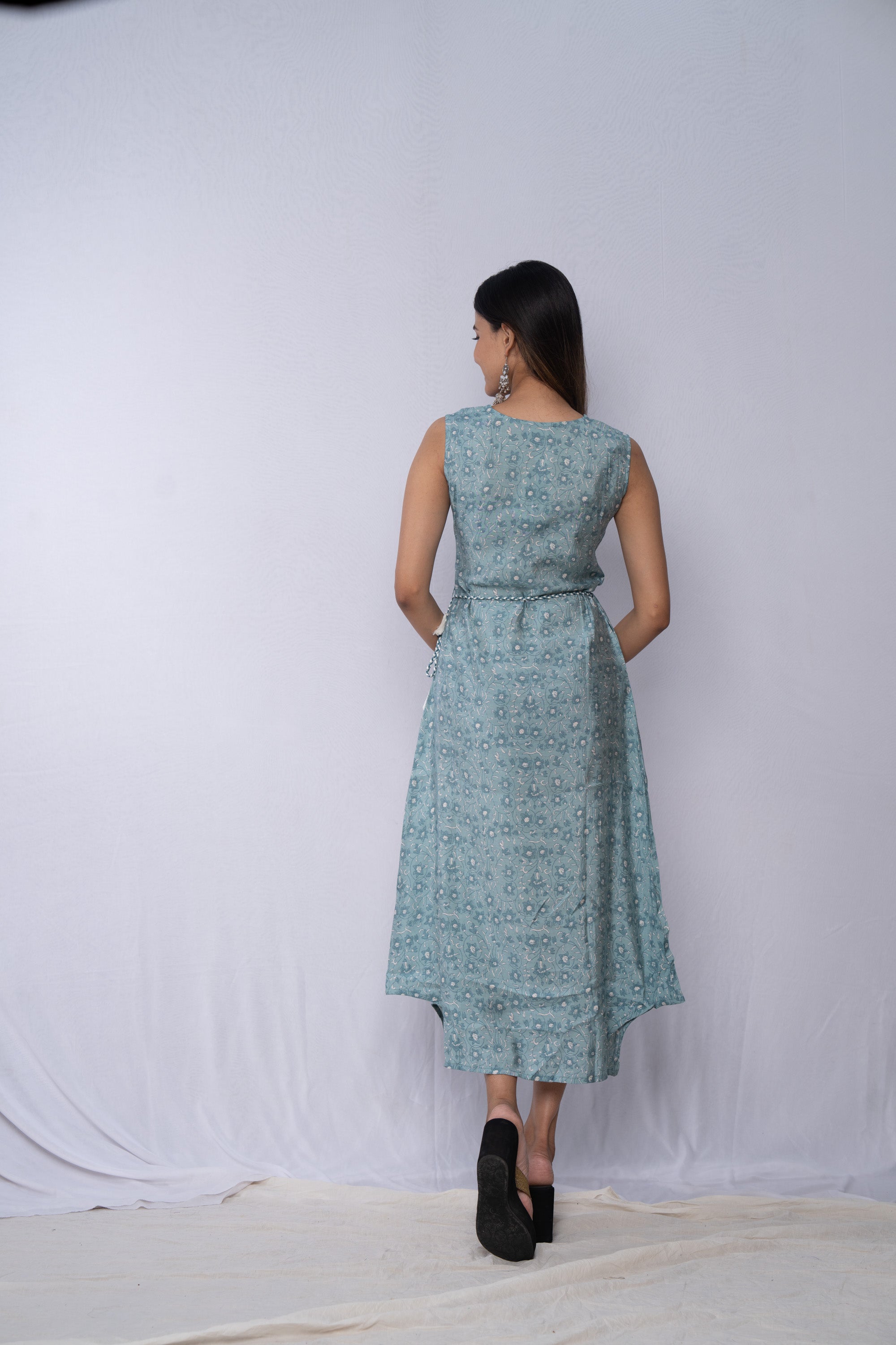 WOK Floral printed Kurti Dress