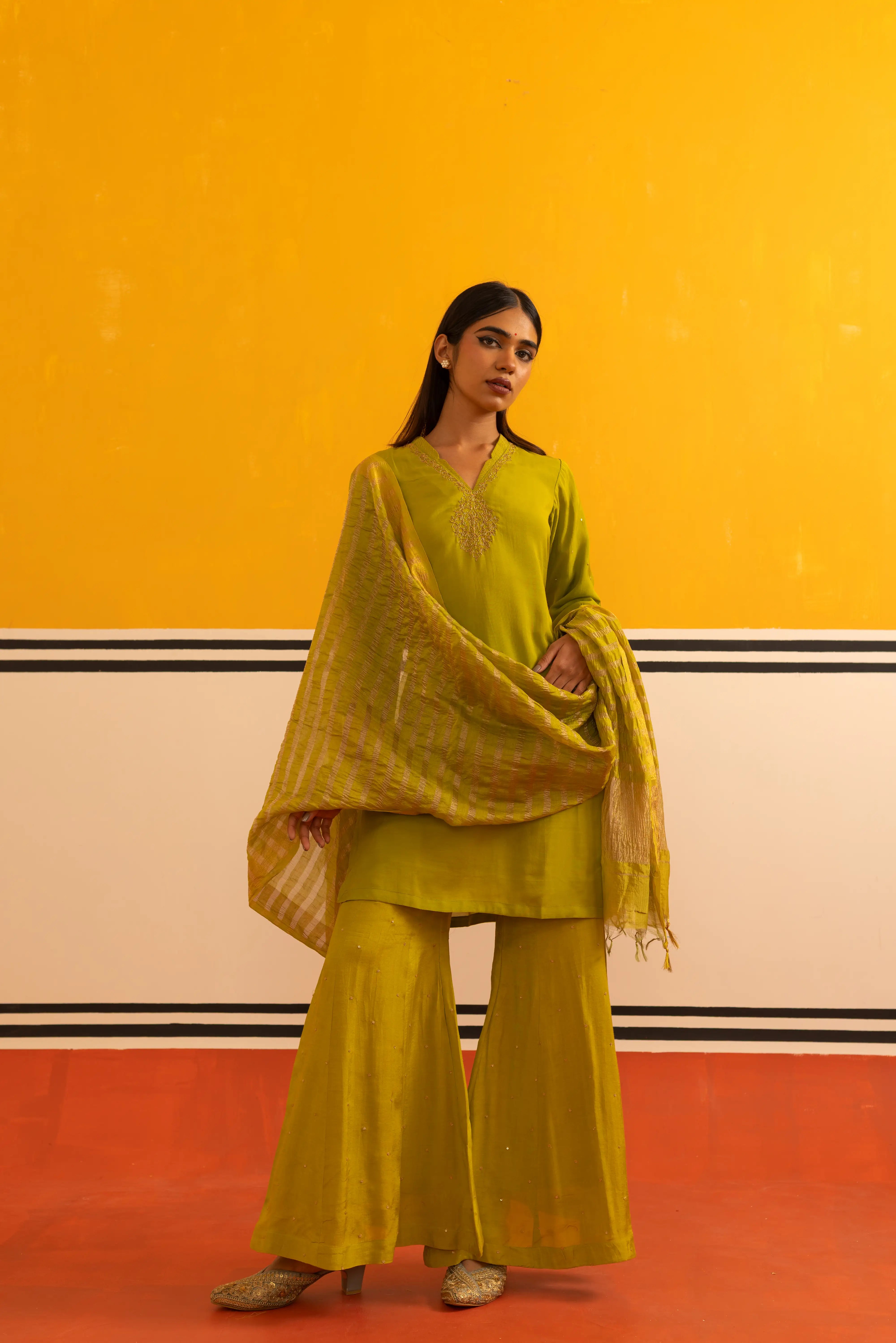 Pista Muslin Suit Set