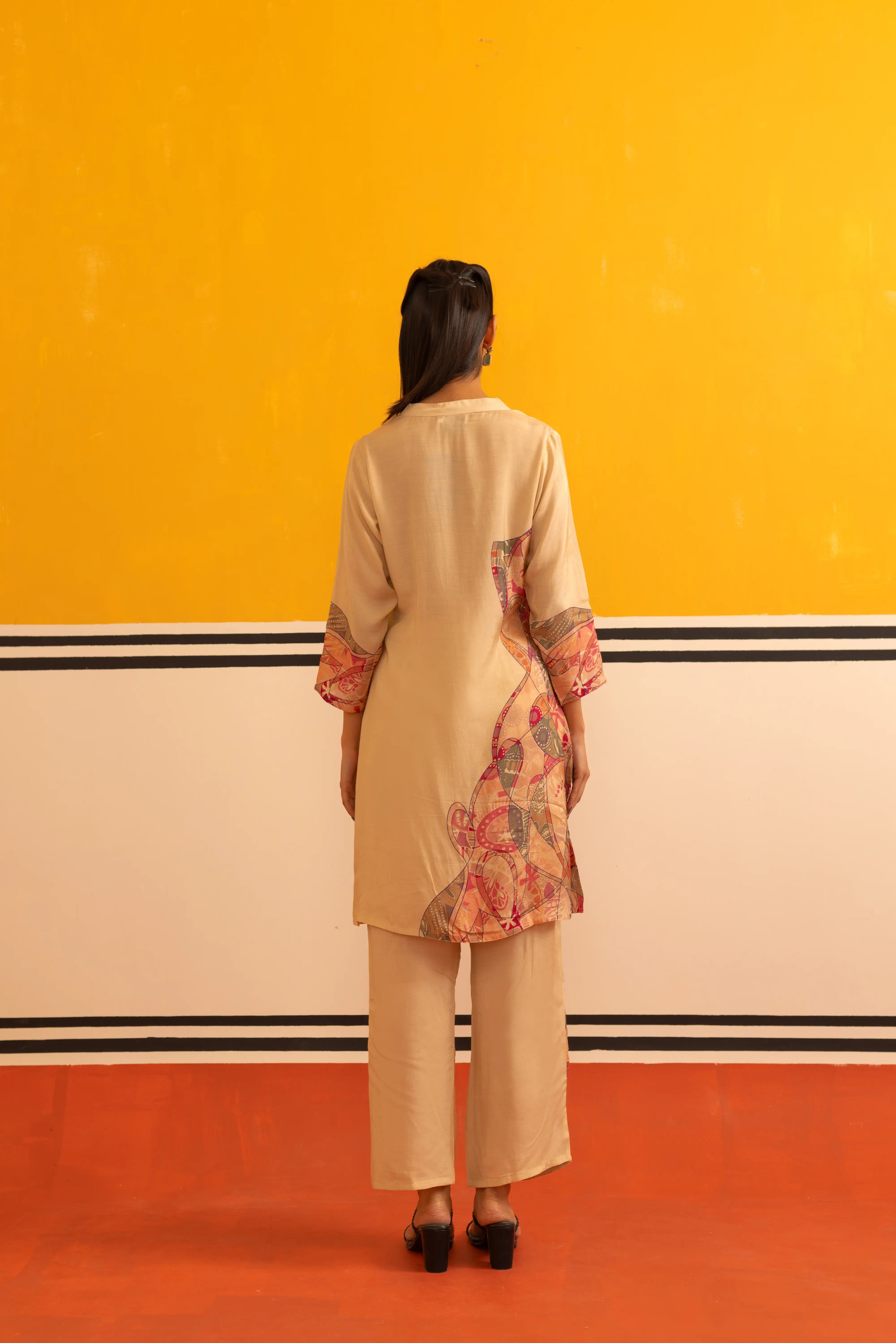 Rust Muslin Co-ord Set