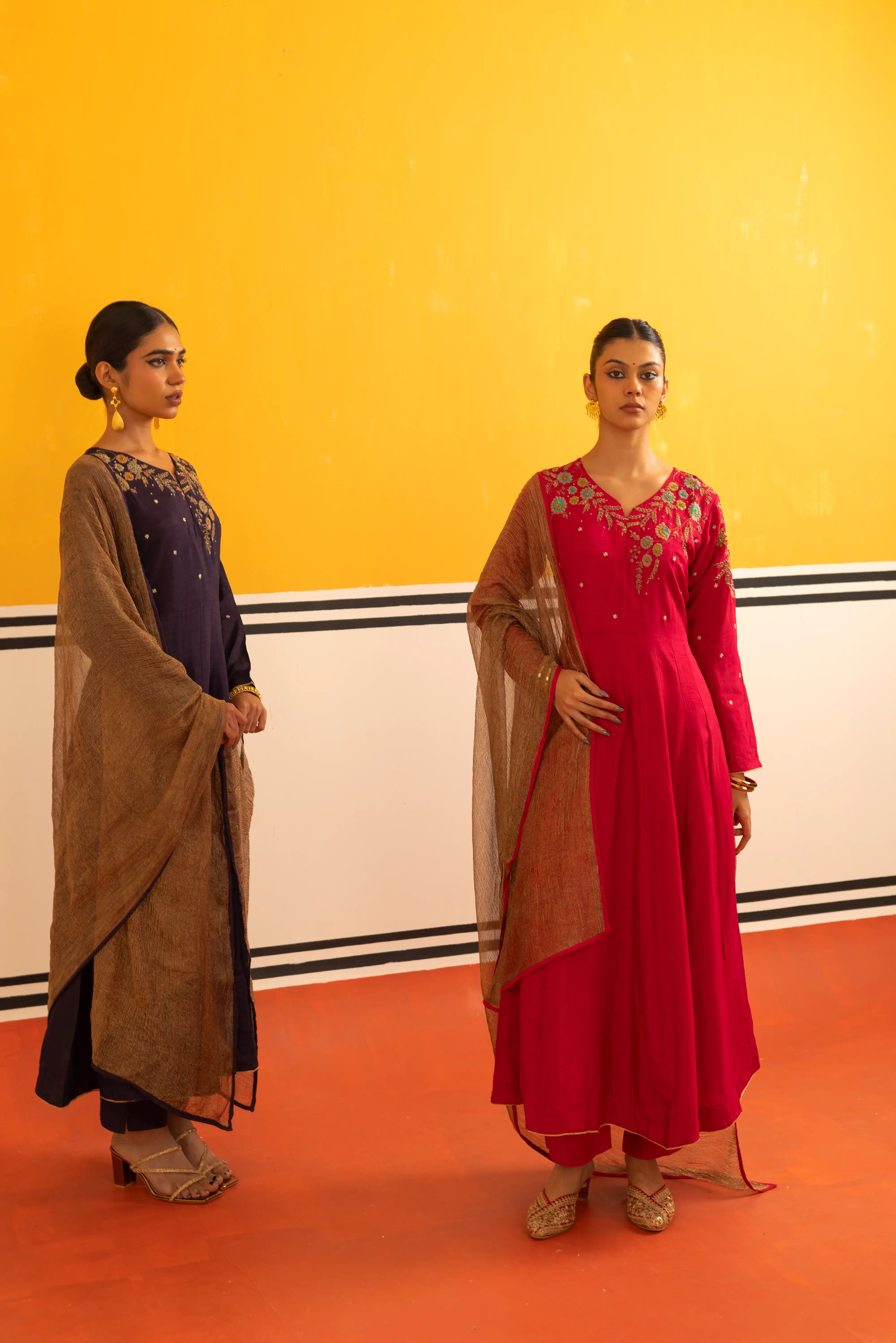 Stunning Rani Flared Suit Set