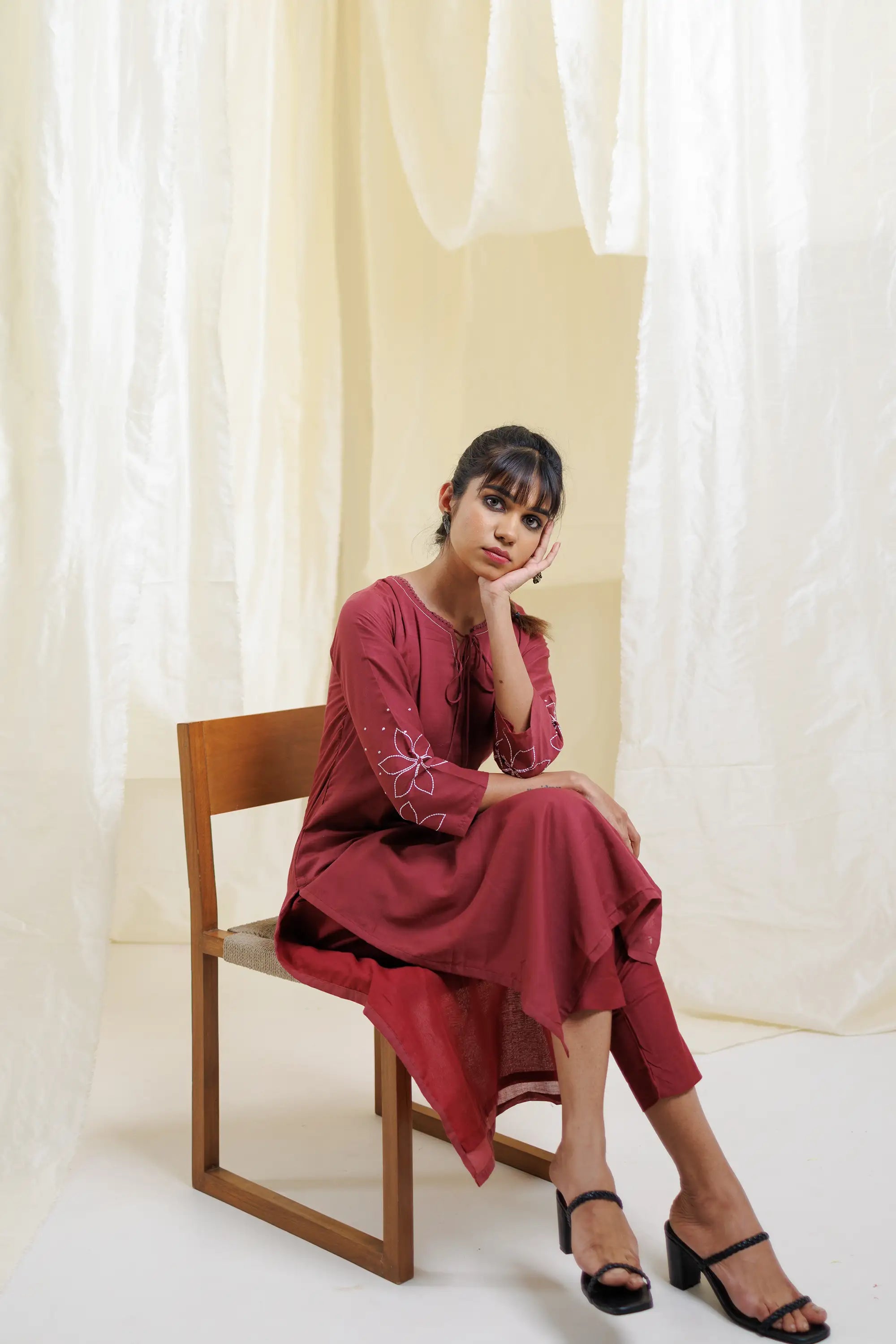 Onion Straight Fit Kurta Set