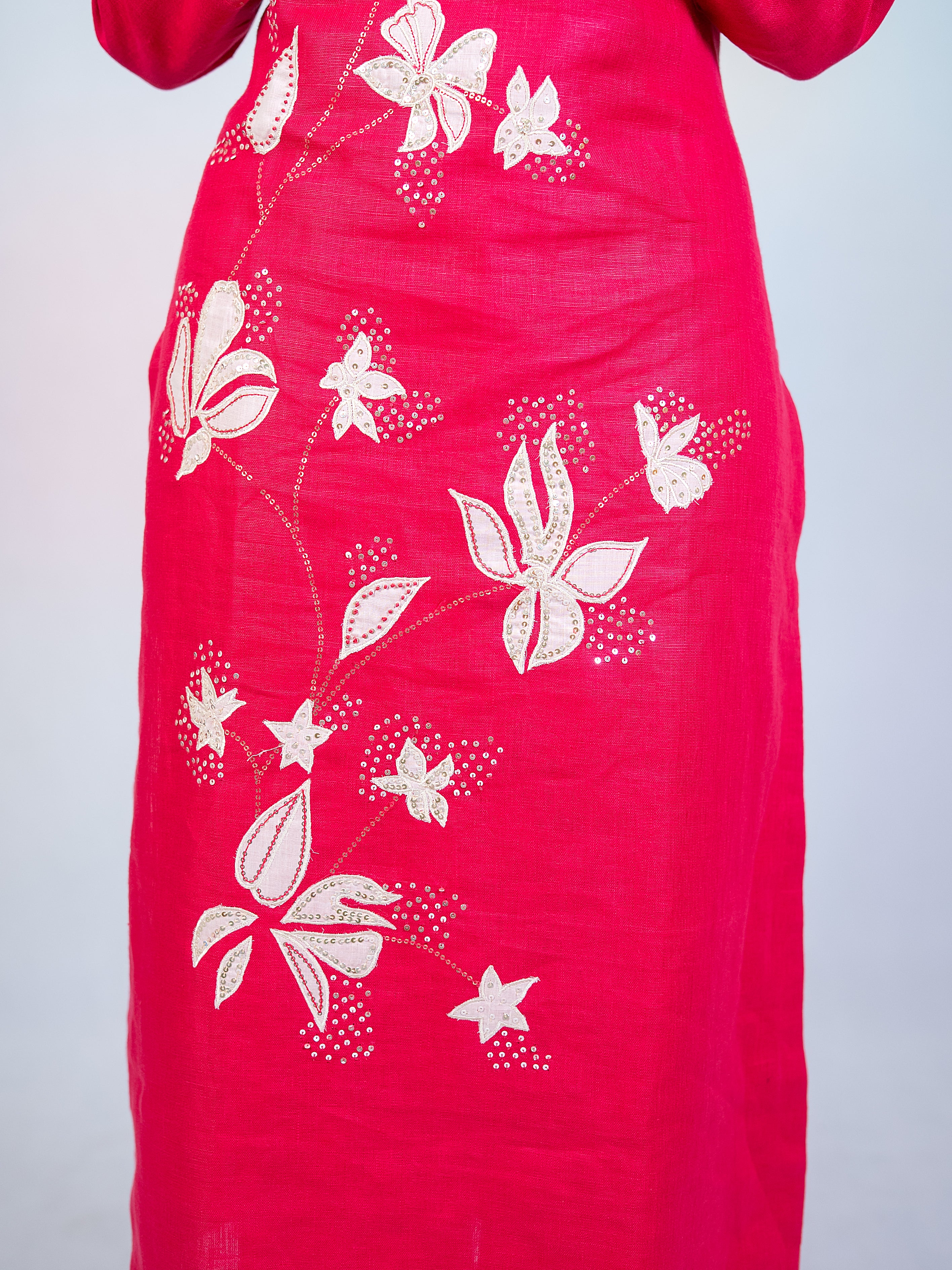 Rani Linen A-Line Salwar Suit