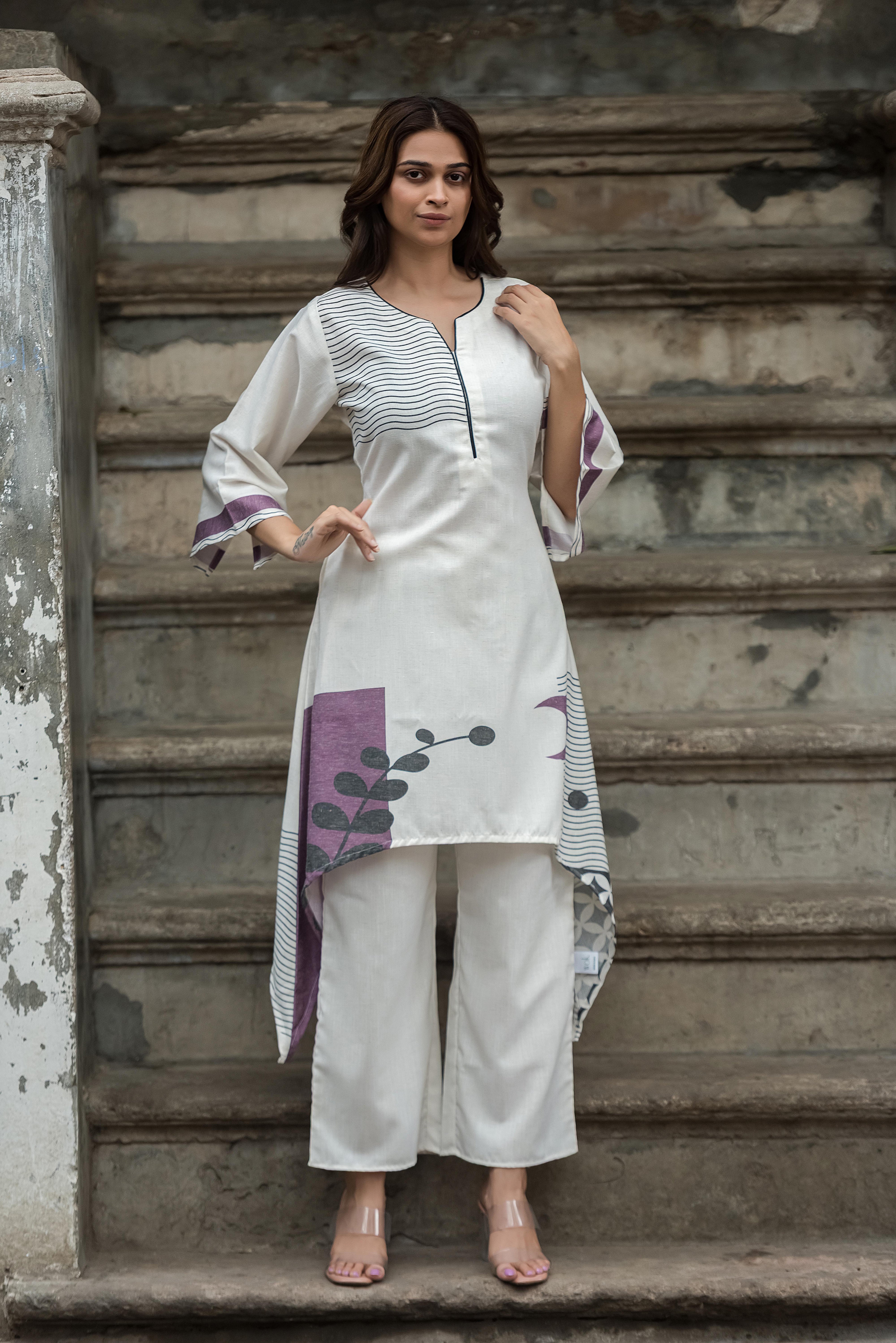 Purple Radiance — The A-line Co-ord Set