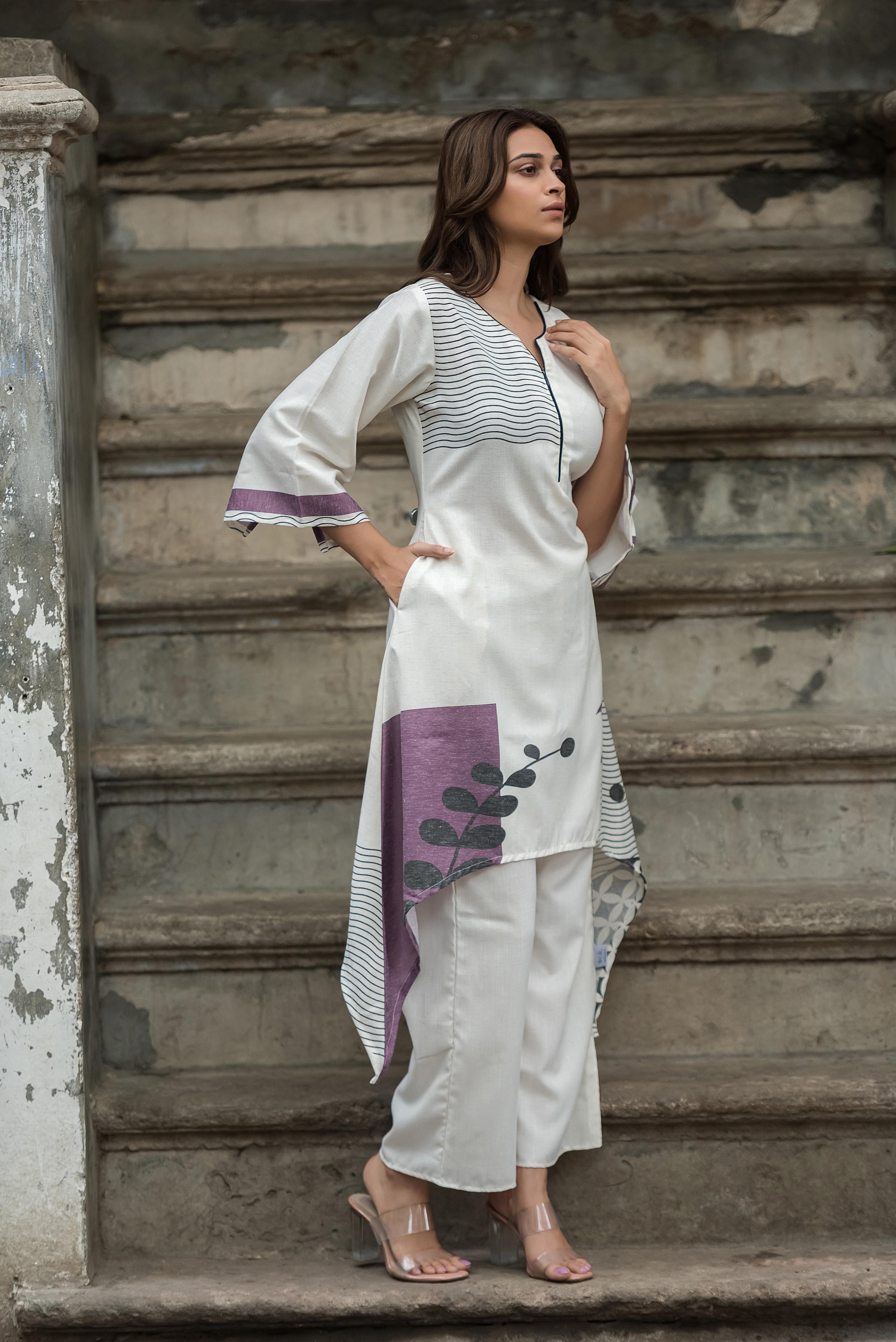 Purple Radiance — The A-line Co-ord Set