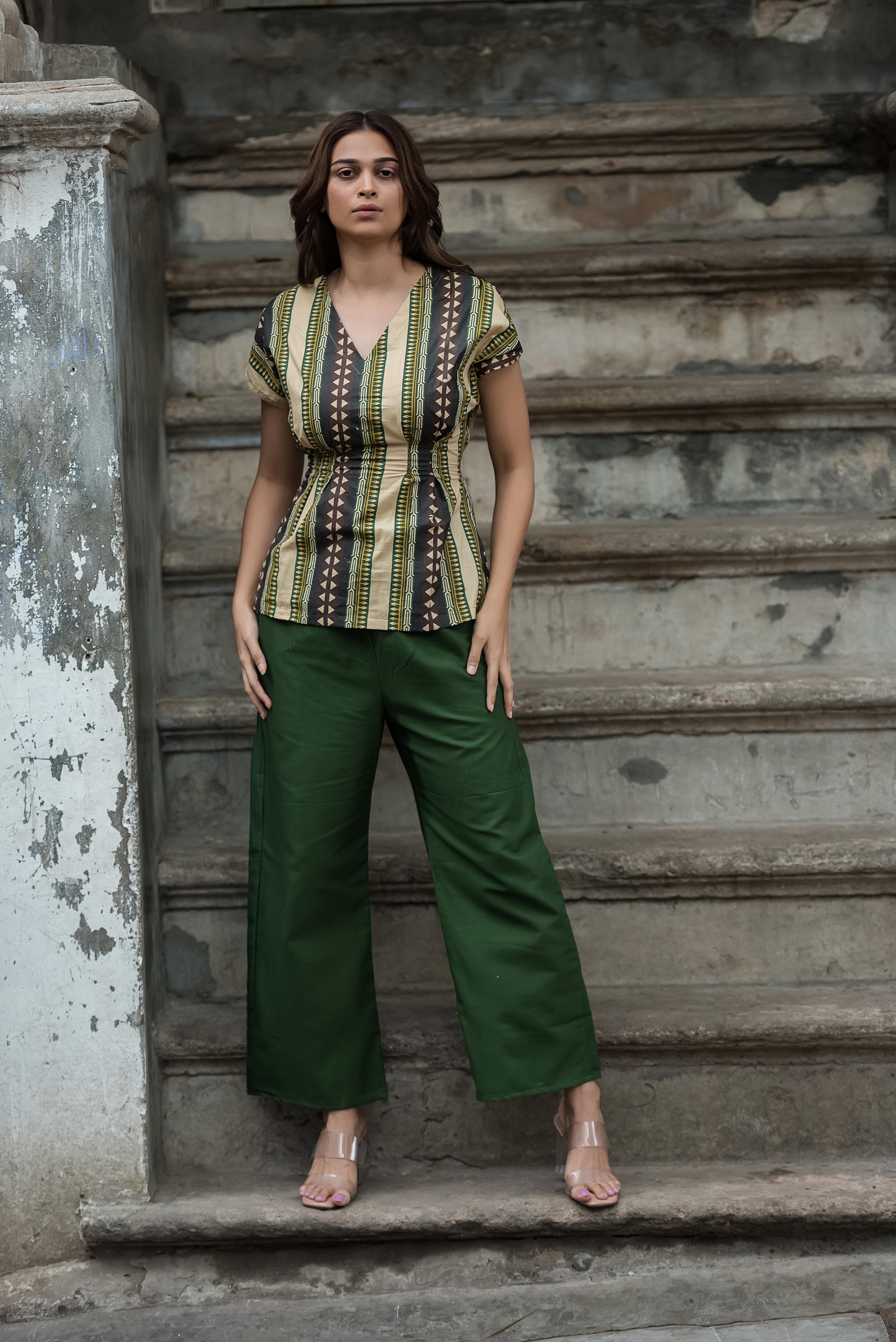 Green Elegance — The Classic Co-ord Set