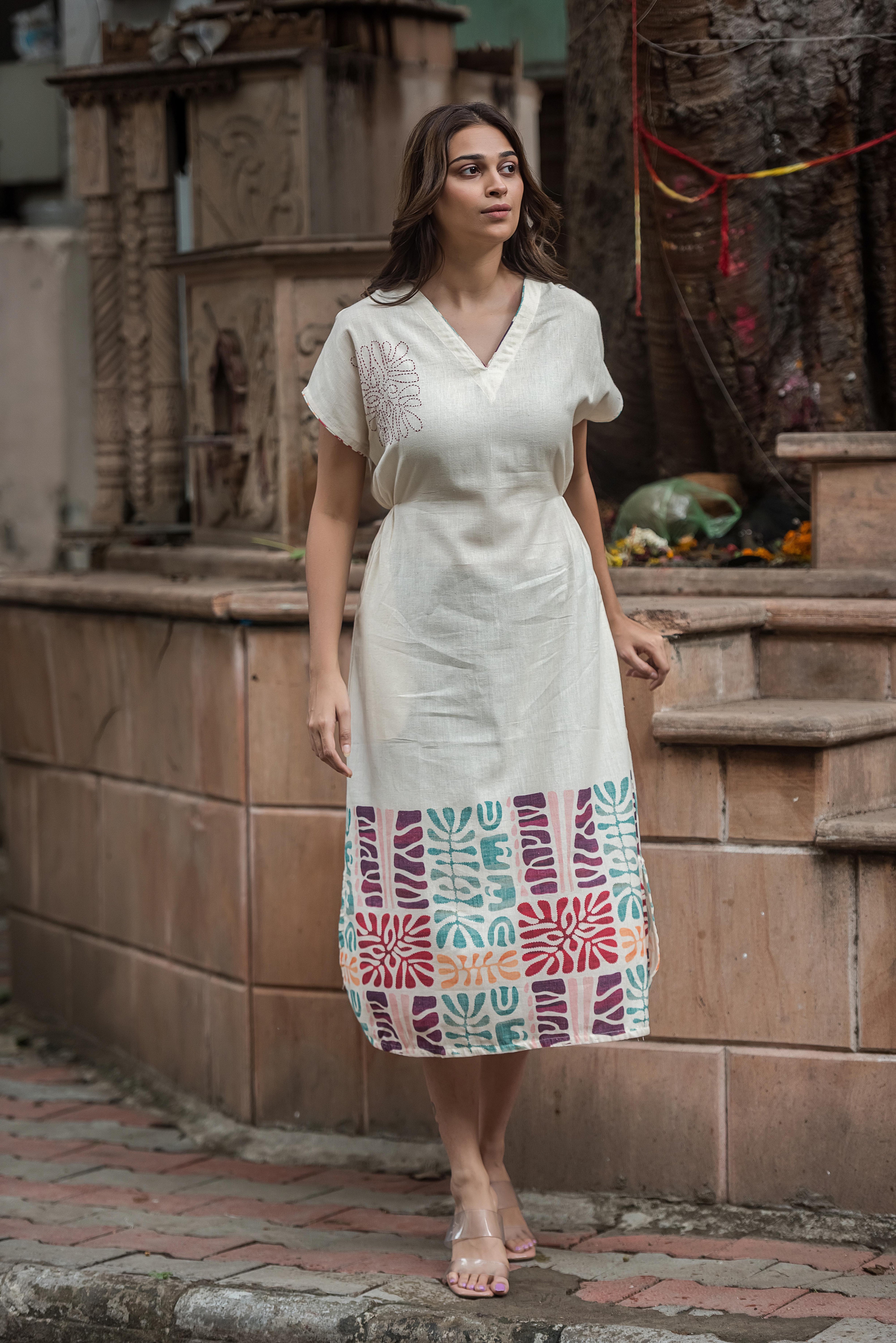 Beige Beauty — The Applecut Dress