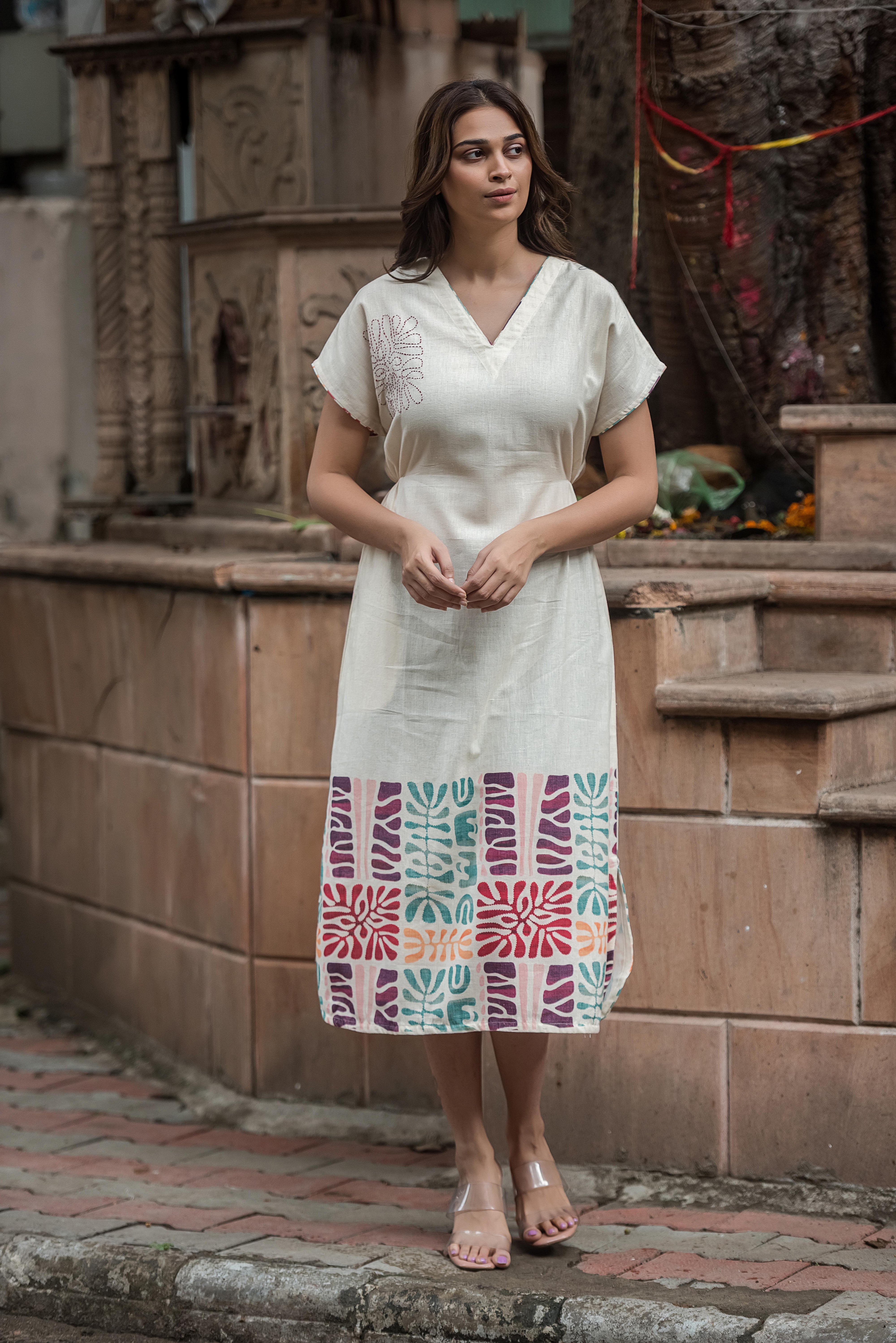 Beige Beauty — The Applecut Dress