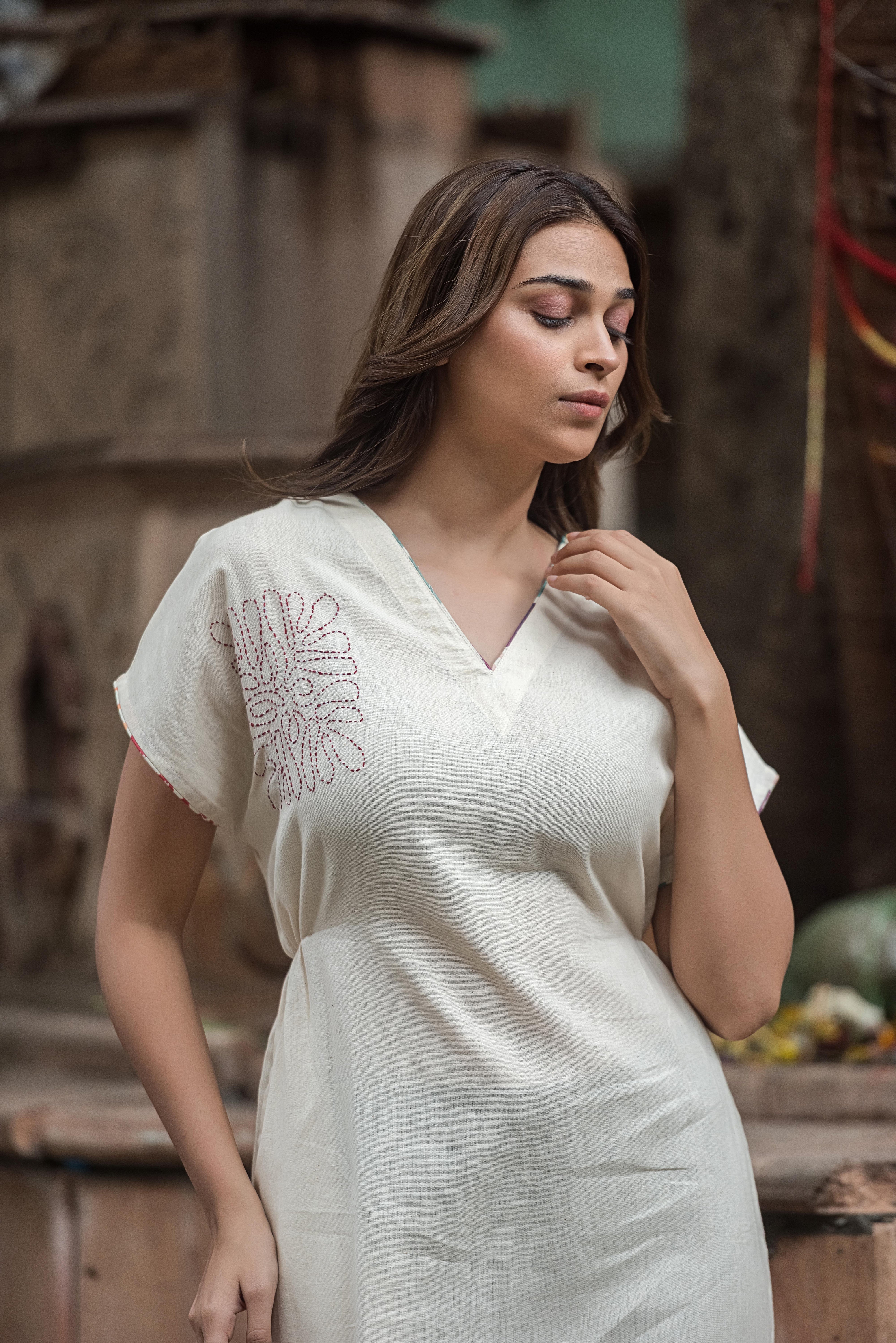 Beige Beauty — The Applecut Dress