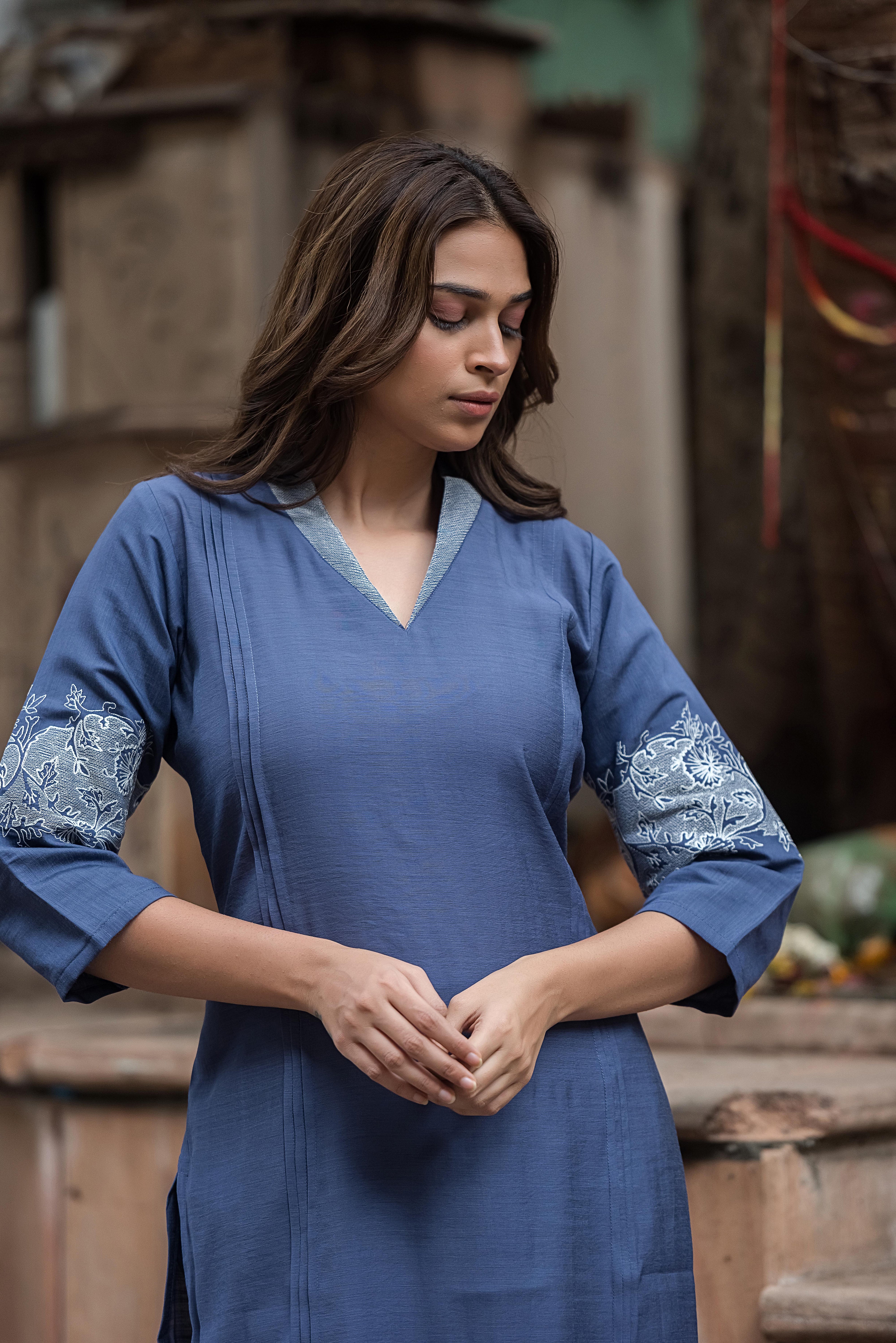 Blue Elegance — The Silk Co-ord Edit