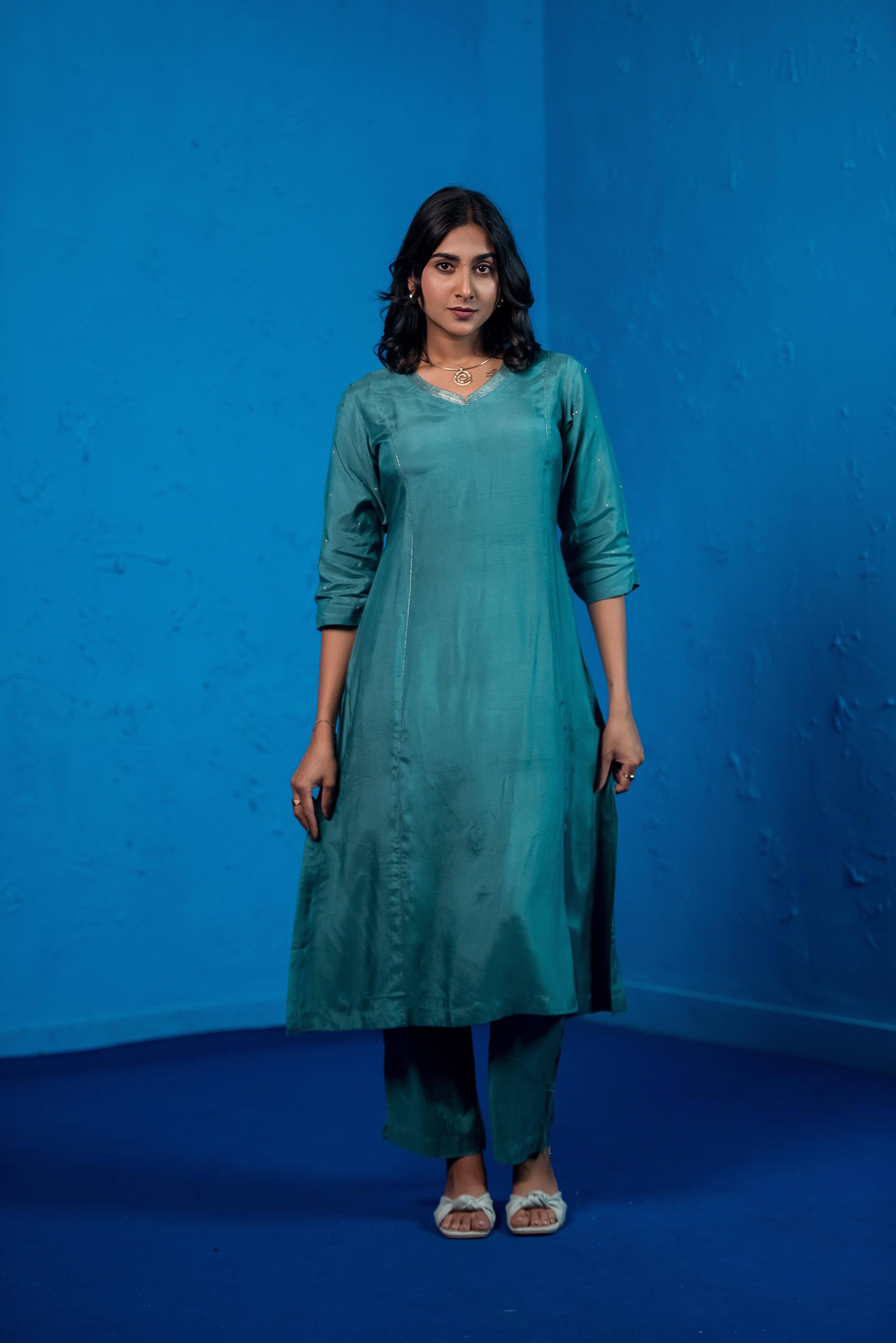 Classic Green Co-ord Elegance
