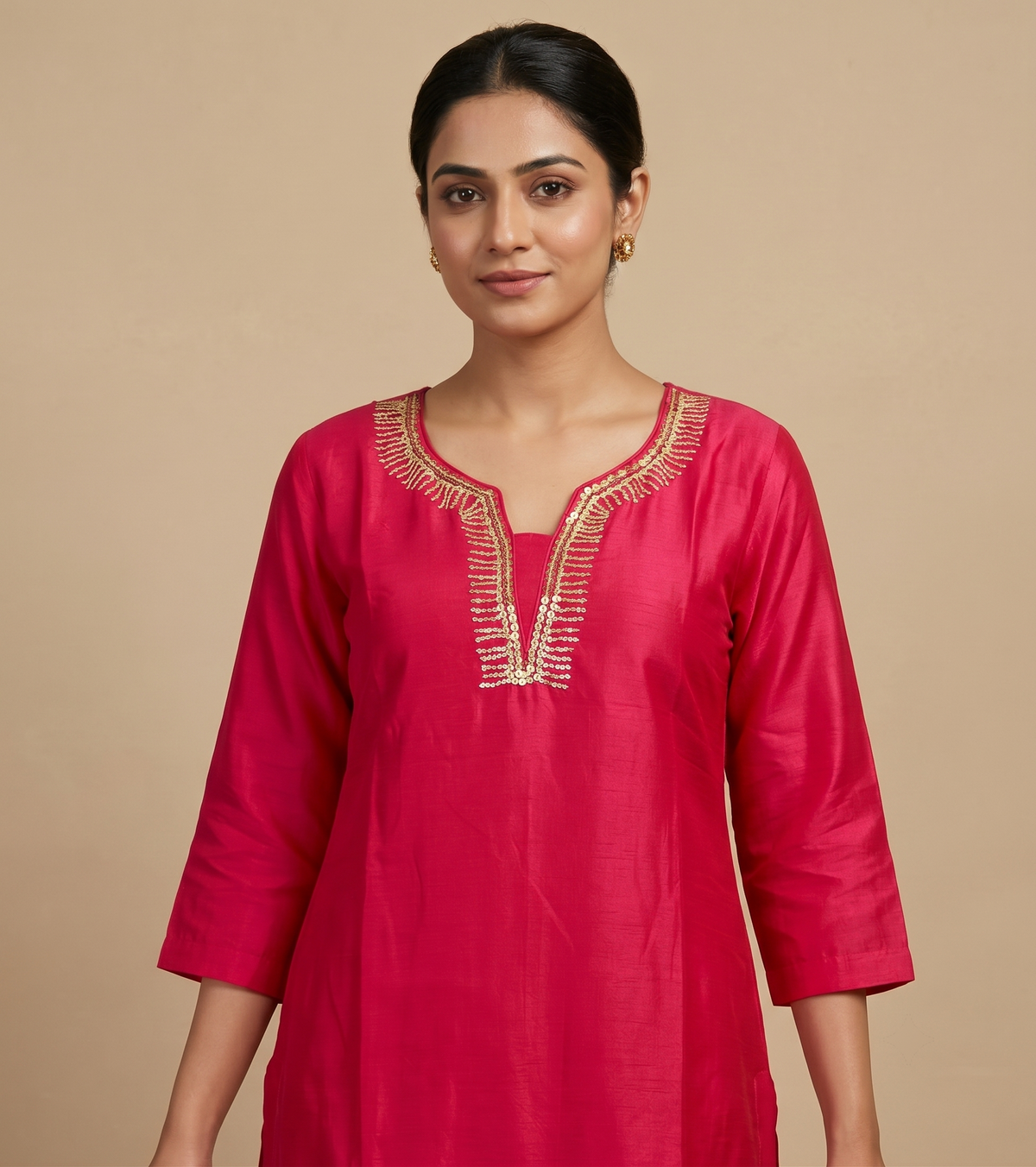 Rani Mal Chanderi Straight Suit Set