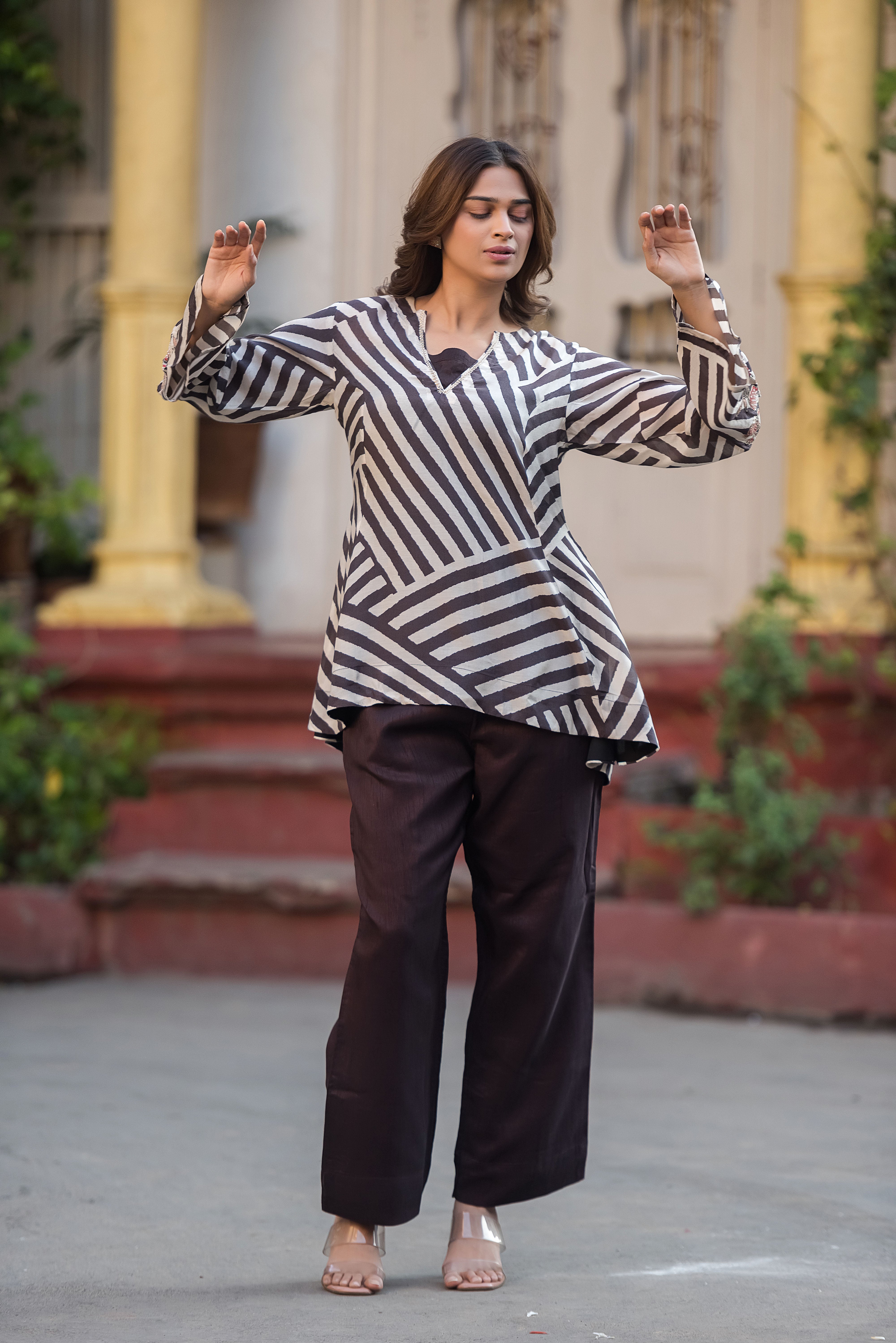 Magenta Digital Maslin Co-Ord Set