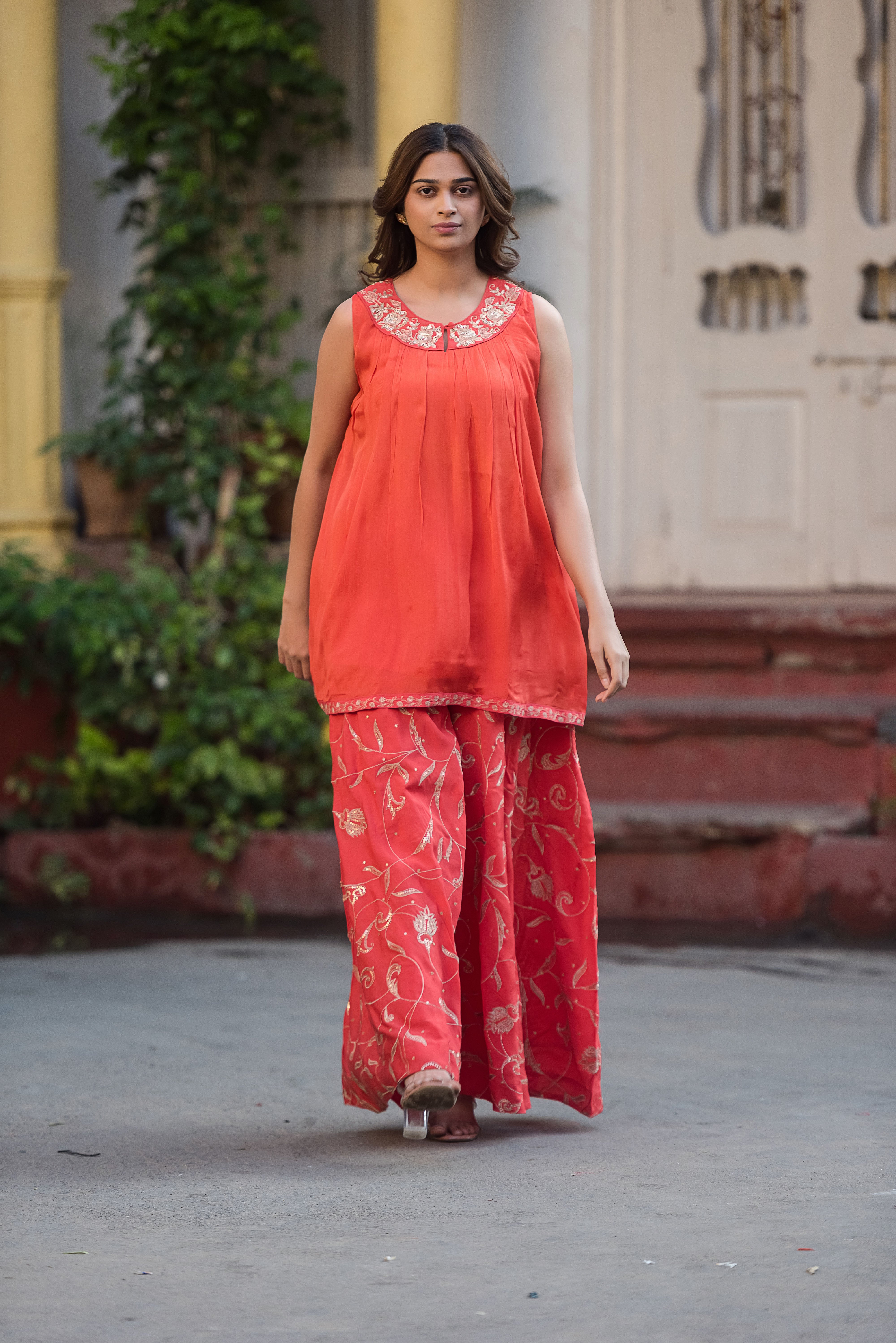 Vibrant Orange Co-ord Set