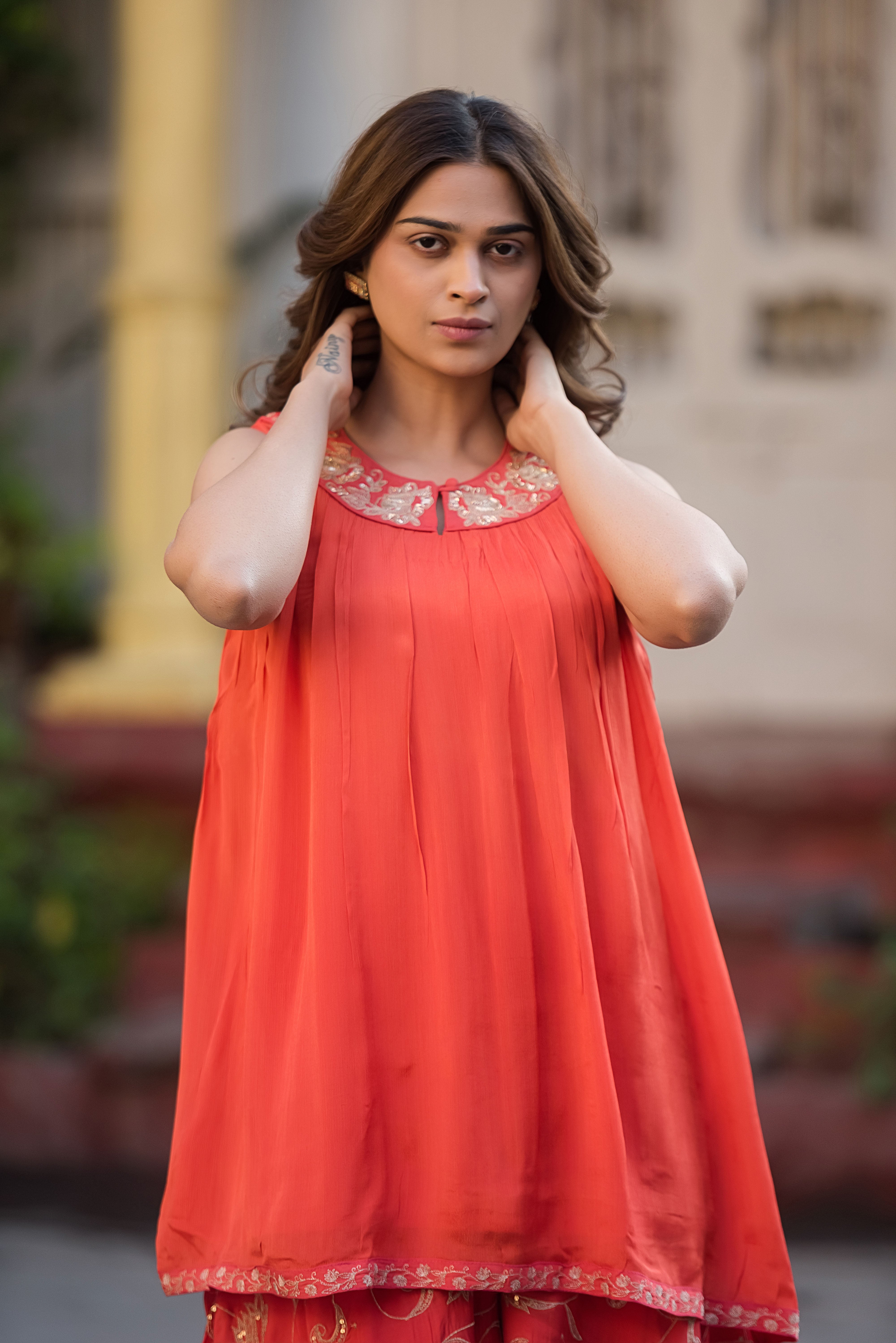 Vibrant Orange Co-ord Set