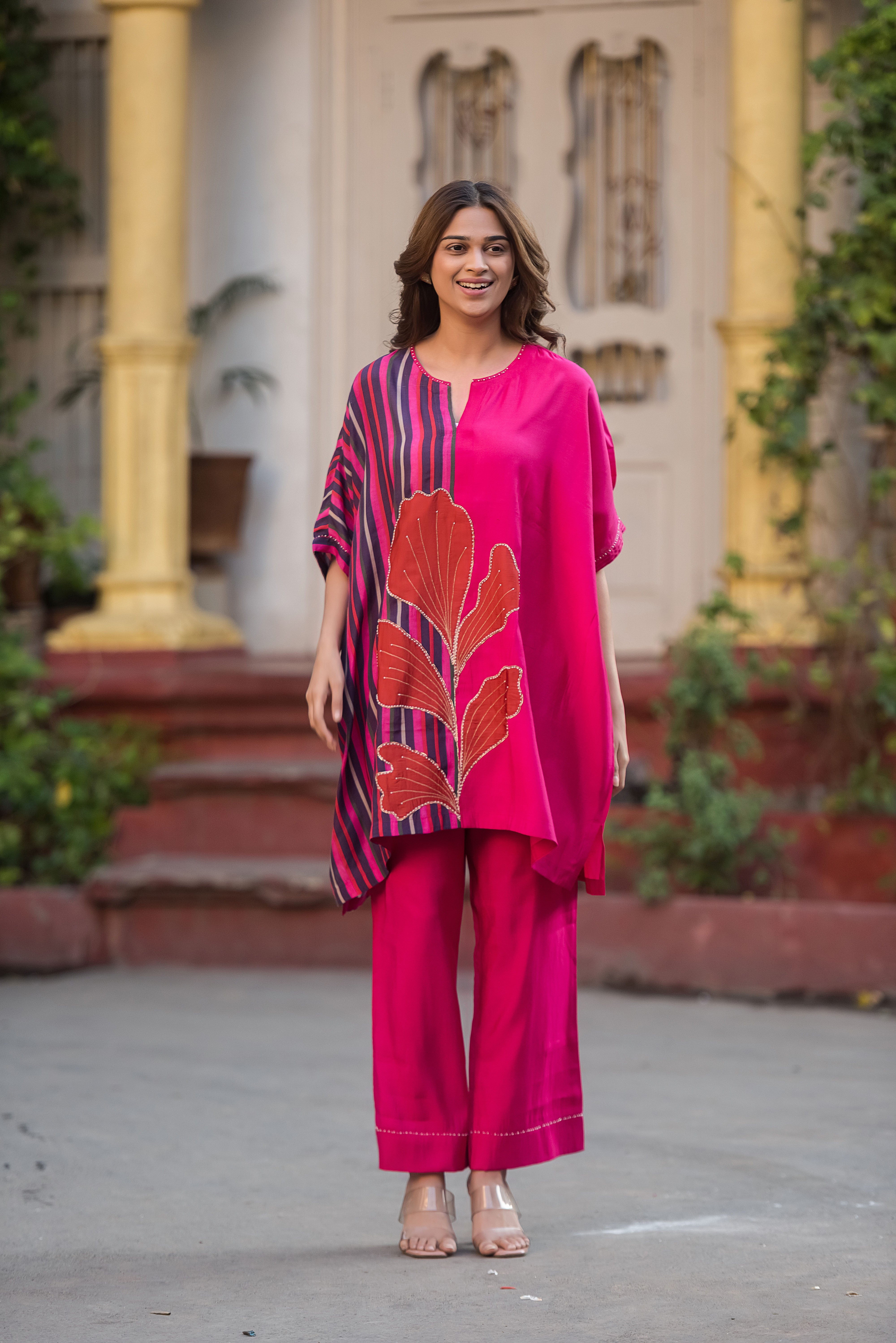 Pink Muslin Co-Ord Set