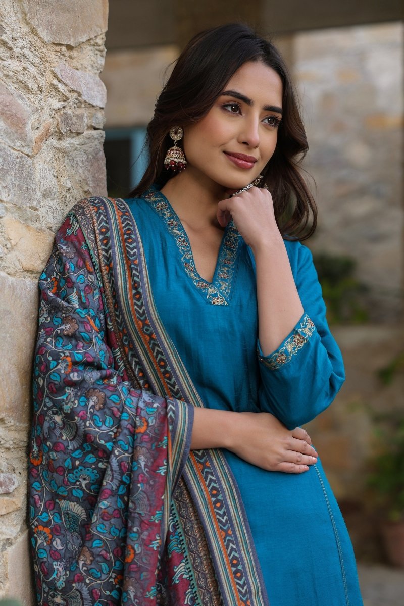 PAYAL Blue Kurta Suit Set for Anyday - Payal