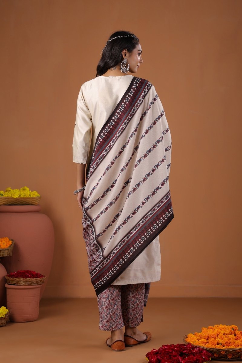 PAYAL Cream Kurta Suit Set for Anyday - Payal