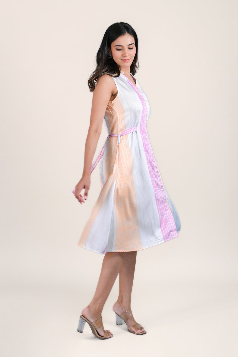 WOK Pastel Dream Button Down Dress - Payal