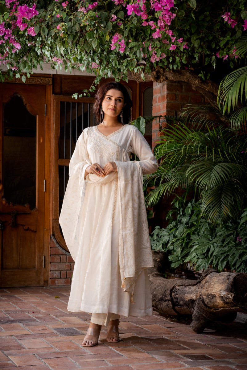 Cotton Angrakha Suit Set - Payal