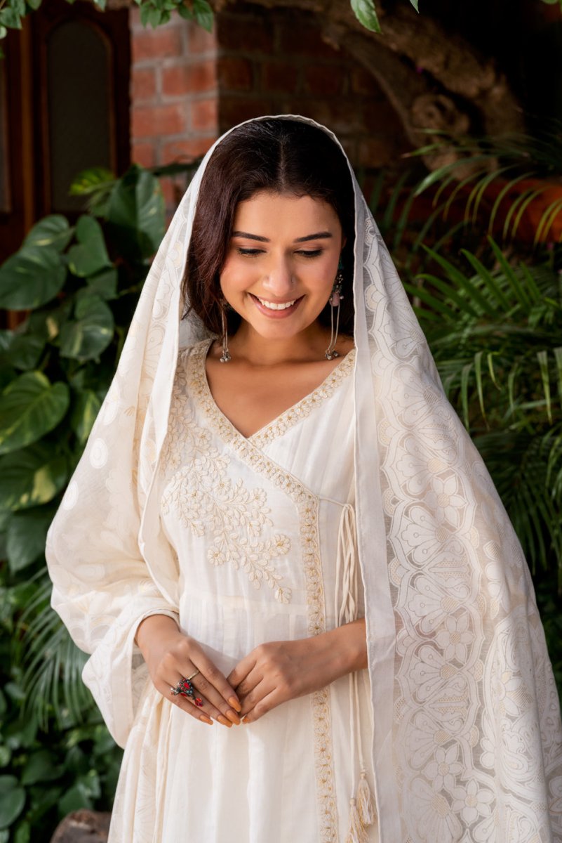 Cotton Angrakha Suit Set - Payal