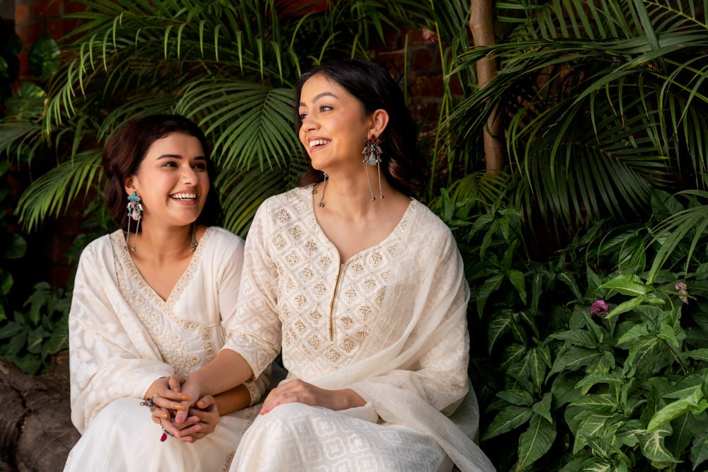 Katan Weave Handloom Cotton Suit Set - Payal