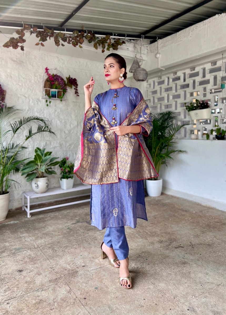 Mauve purple Suit set - Payal