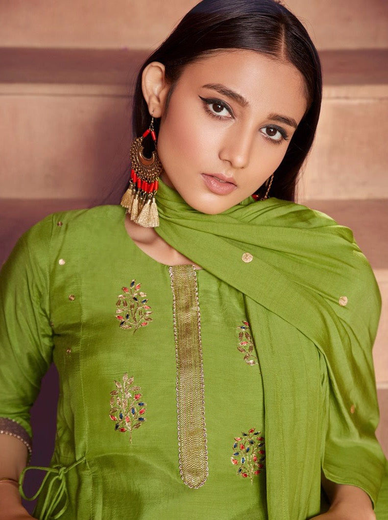 Ombre Muslin suit set - Payal