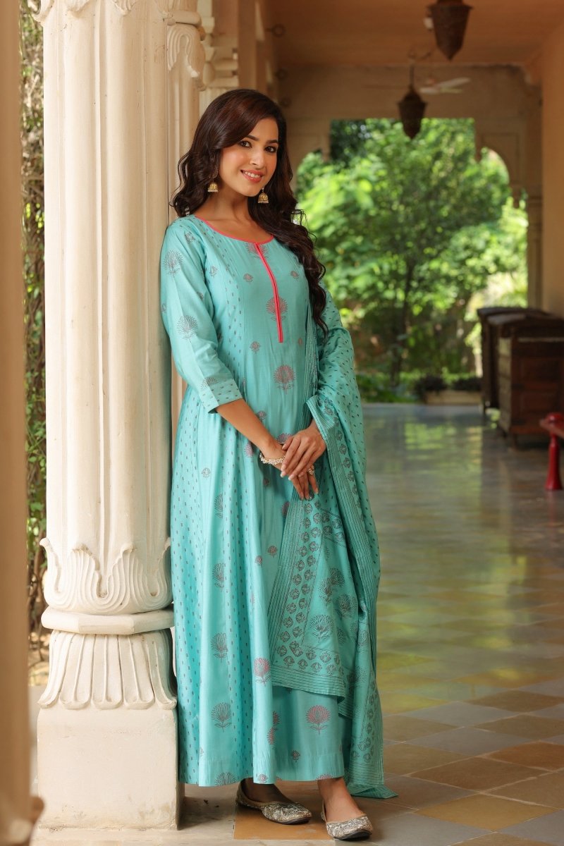 PAYAL Cotton Kalidar Suit Set - Payal
