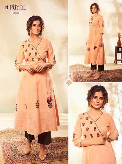 Payal Designer Aline Casual Office Look Ethnic Wear Online Kurta With Pent - Payal