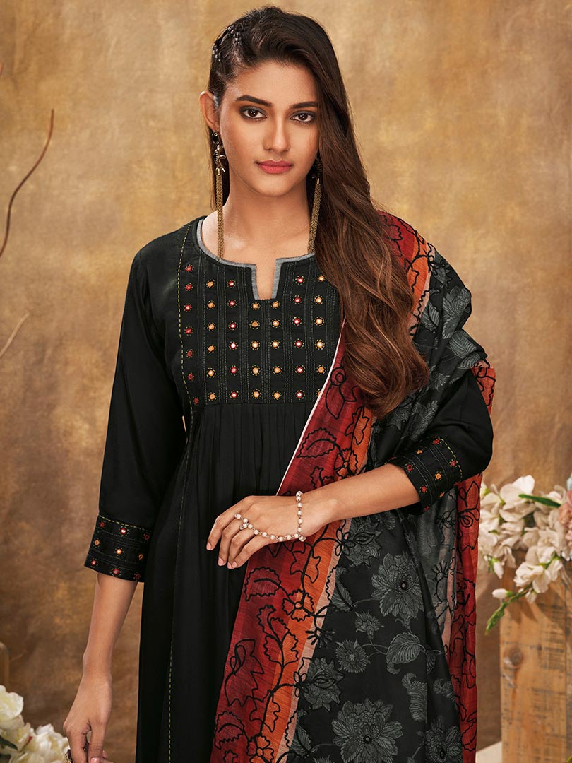 Payal Designer Aline Different Look Casual Ethnic Wear Online Pent Suit. - Payal