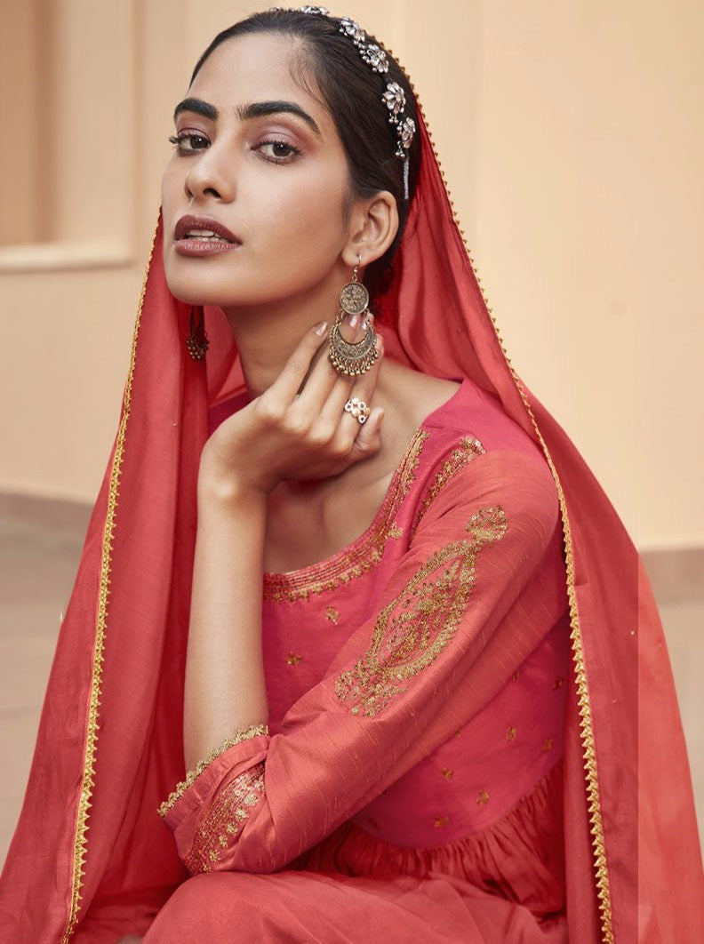 Payal Designer Aline Different Look Ethnic Wear Festive Online Pent Suit - Payal