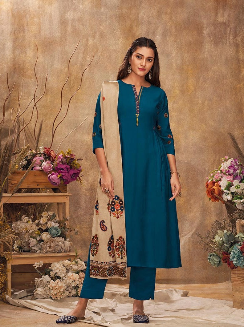 Payal Designer Aline Different Look Festive Ethnic Wear Online Pent Suit - Payal