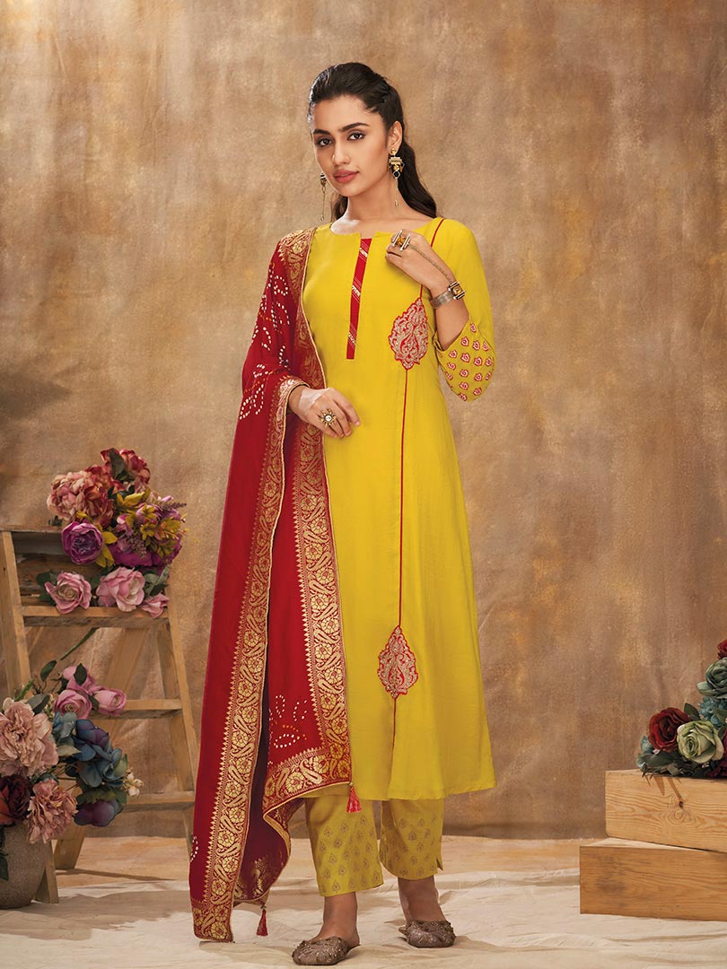 Payal Designer Aline Festive Ethnic Wear Online Pent Suit - Payal