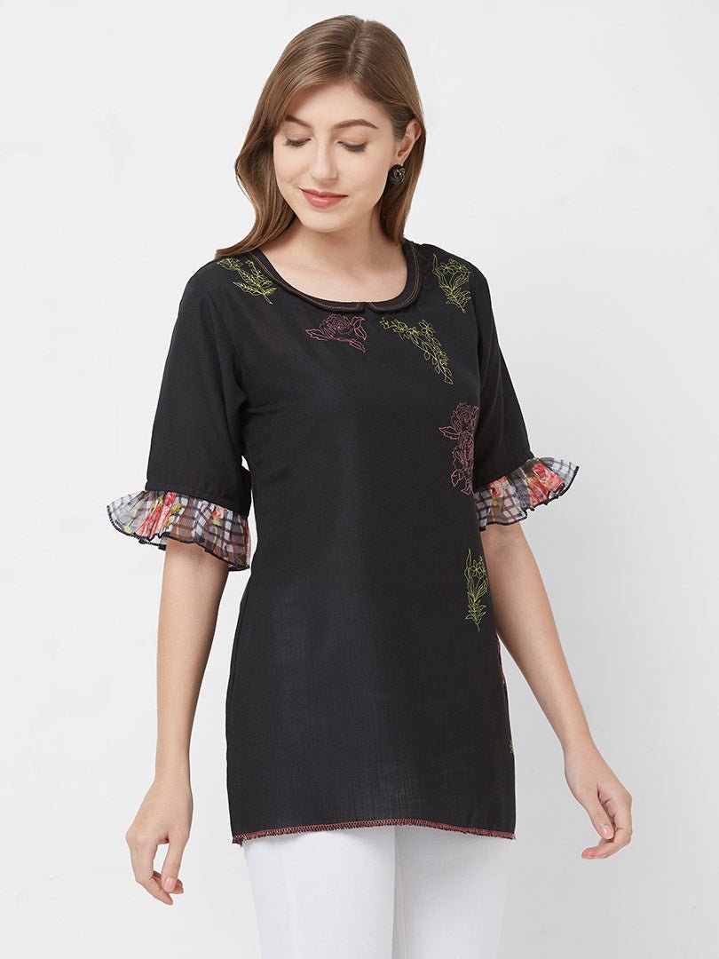 Payal Designer Aline Latest Blouse Sleeve Casual Online Tunic - Payal