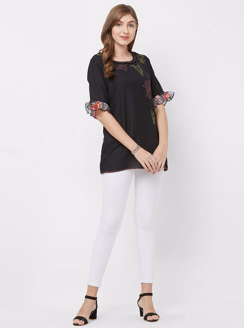 Payal Designer Aline Latest Blouse Sleeve Casual Online Tunic - Payal