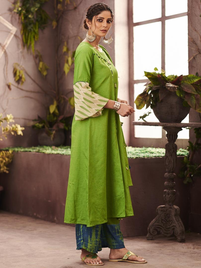 Payal Designer Aline Party Wear Different Look Stitched Online Palazo Suit. - Payal