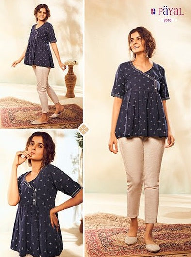 Payal Designer Aline Smart Look Online Short Top - Payal