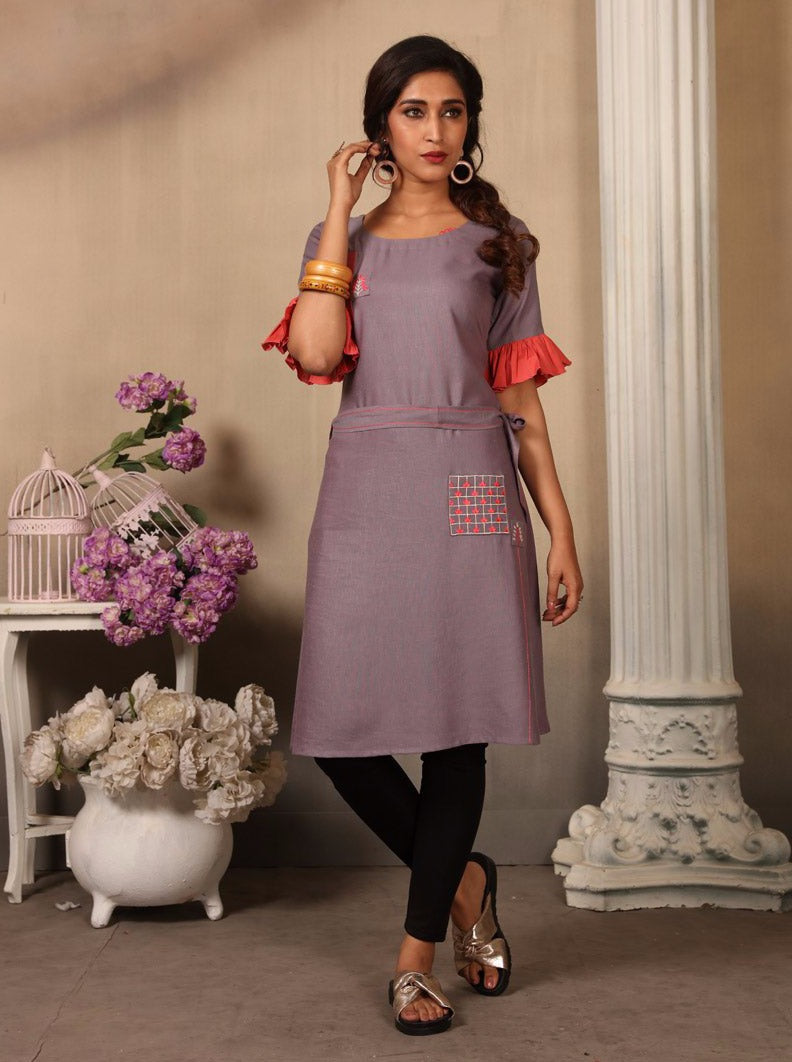 Payal Designer ethnic wear Aline Casual Different Look Latest Online Kurta-Kurti - Payal