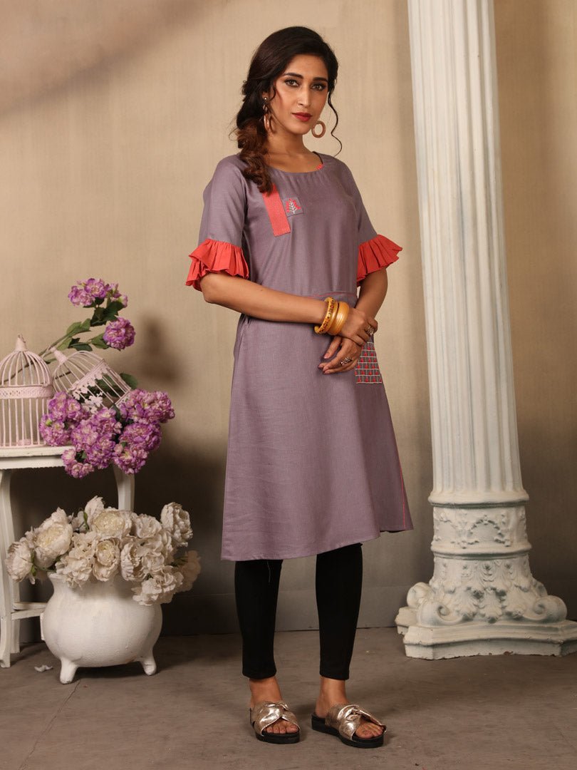 Payal Designer ethnic wear Aline Casual Different Look Latest Online Kurta-Kurti - Payal