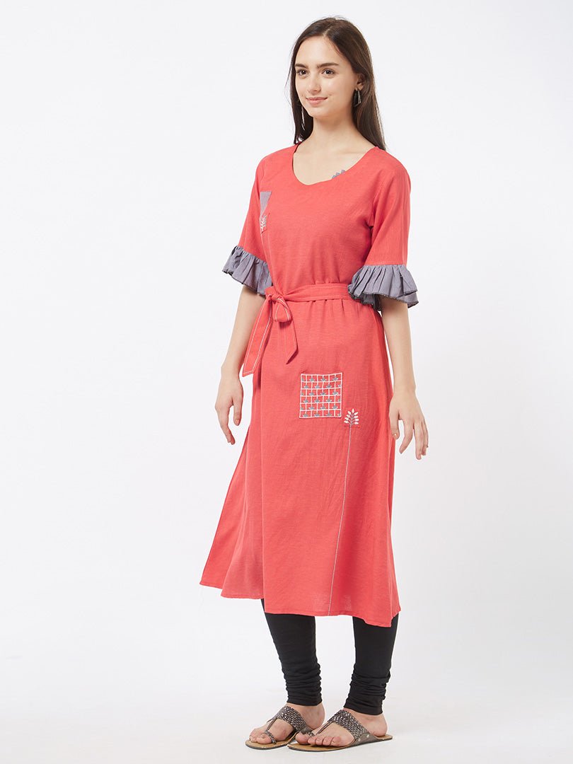 Payal Designer ethnic wear Aline Casual Different Look Latest Online Kurta-Kurti - Payal