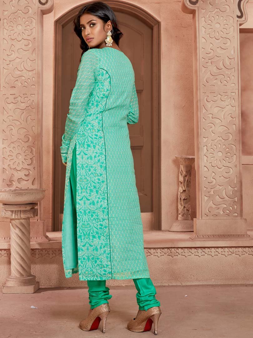 Payal Designer ethnic wear Straight Cut Smart Look Casual Wear Online women Churidar Suit - Payal