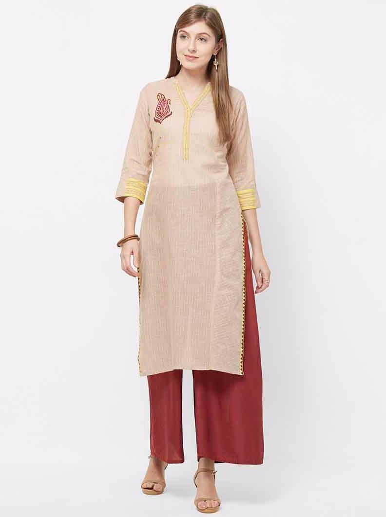 Payal Designer ethnic wear Straignt Cut Smart Look Latest Online Kurta-Kurti - Payal