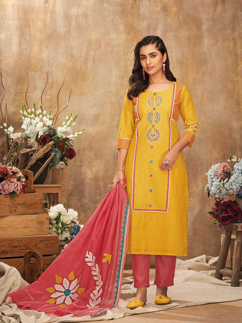 Payal Designer Straight Casul Ethnic Wear Different Look Online Pent Suit - Payal