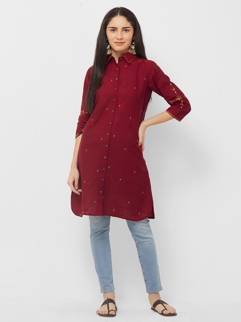 Payal Designer Straight Cut Casual Office Look Ladies Online Kurta-Kurti - Payal