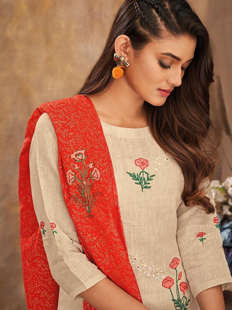 Payal Designer Straight Cut Casul Ethnic Wear Online Pent Suit - Payal