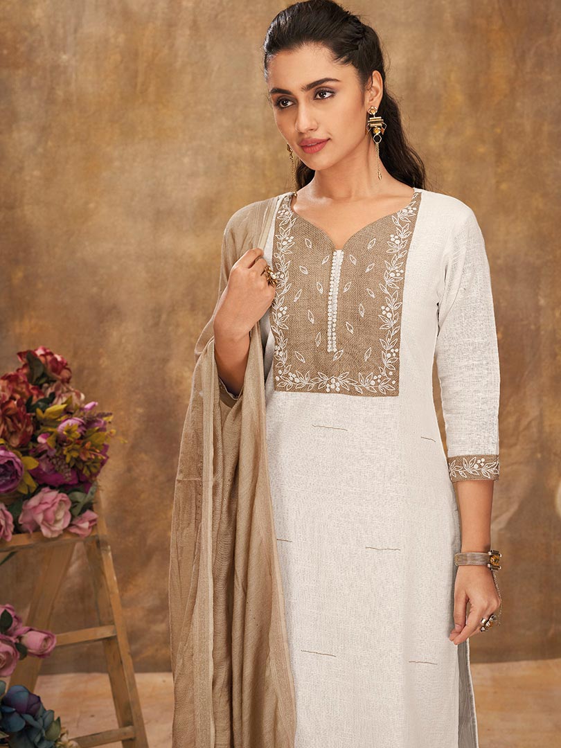 Payal Designer Straight Cut Different Look Ethnic Wear Casual Online Pent Suit - Payal