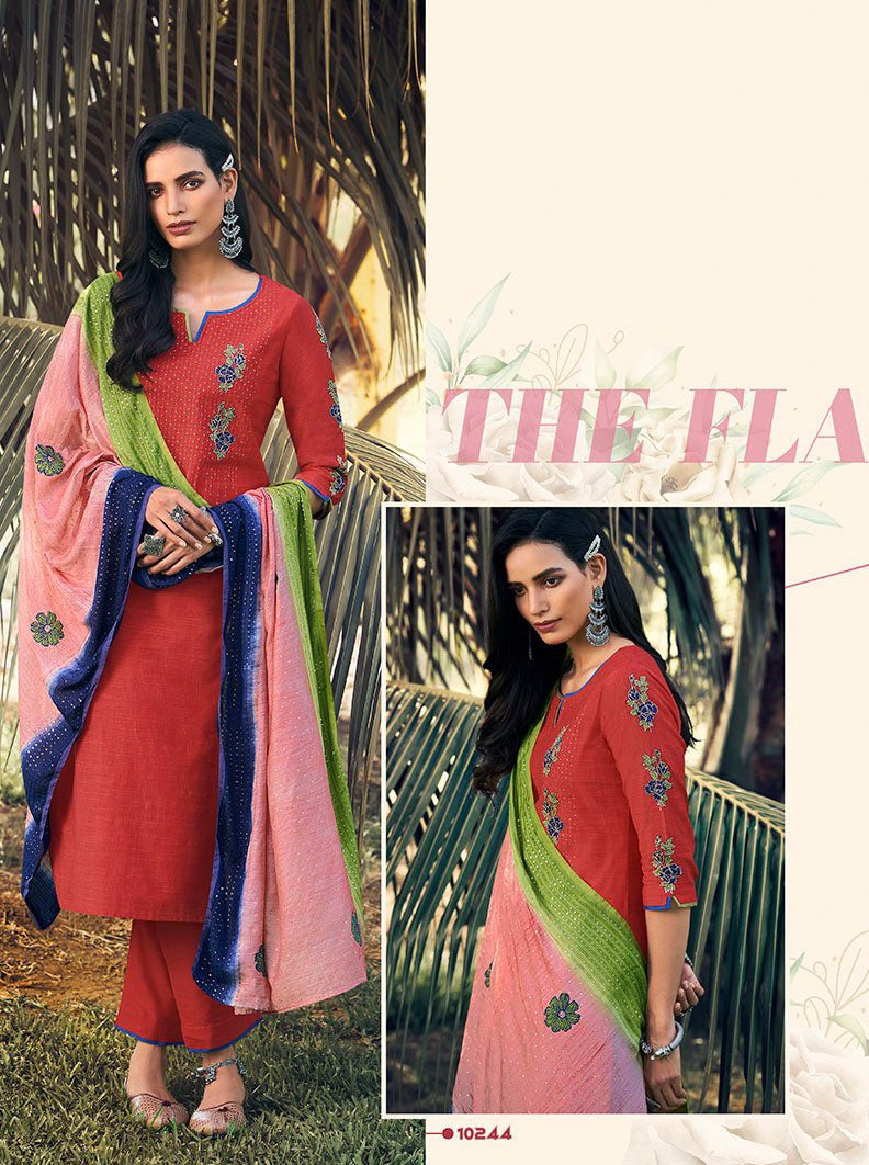 Payal Designer Straight Cut Different Look Ethnic Wear Online Pent Suit - Payal